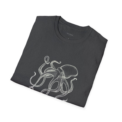 Octopus T-Shirt - Dark Shirt/Light Print Version