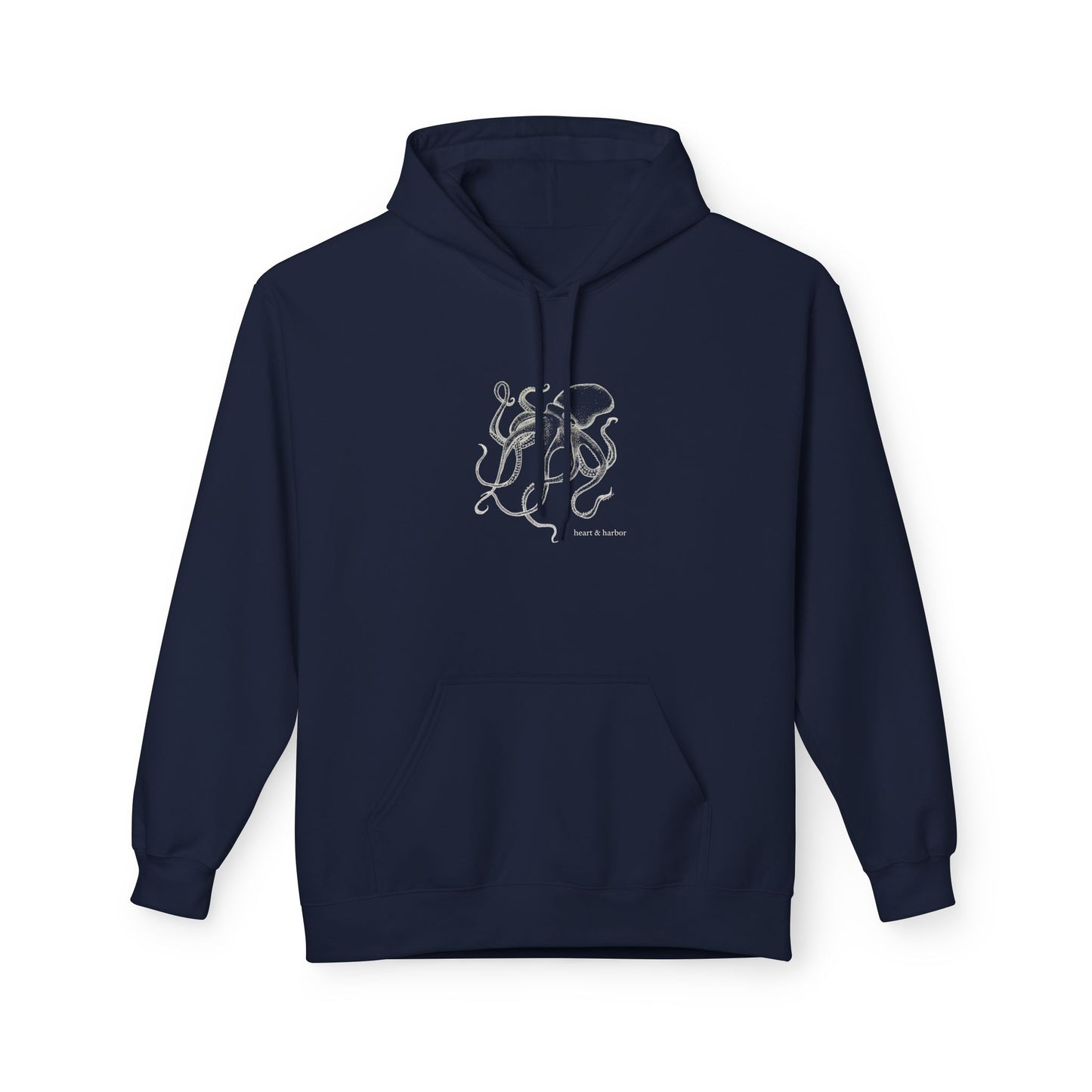 Octopus Hoodie - White Ink