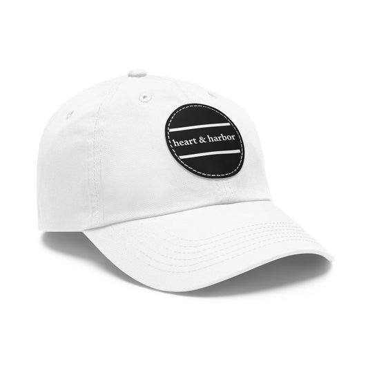 Heart and harbor logo patch hat