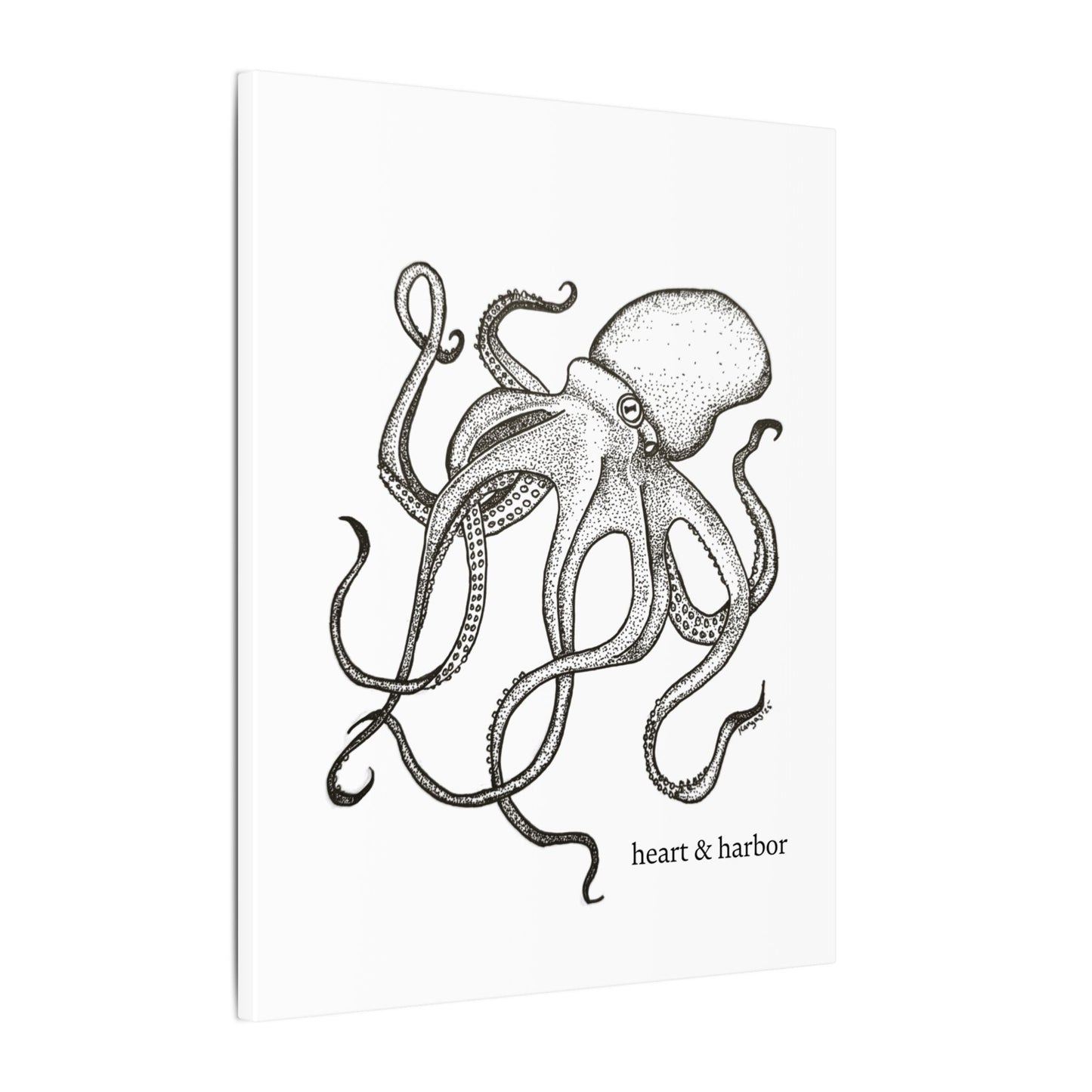 Canvas Wall Art Octopus Print