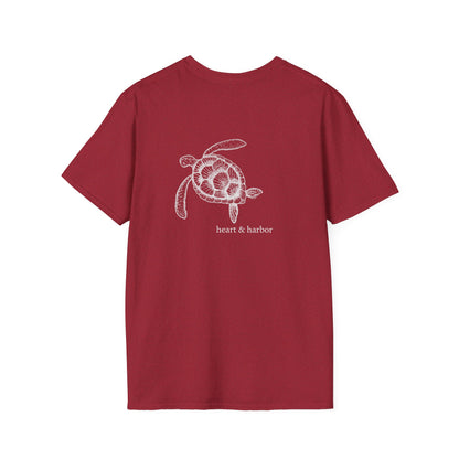 Sea Turtle on the Back Unisex T-Shirt