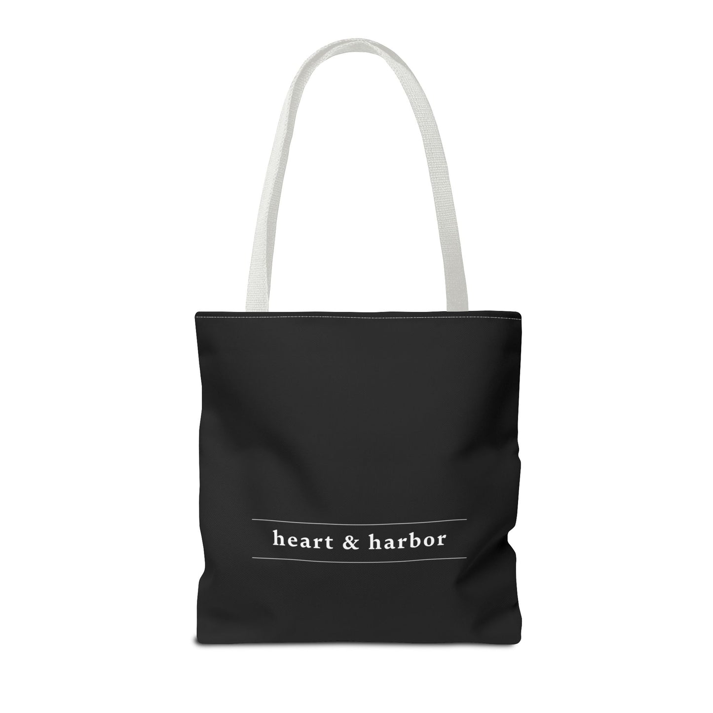 Whale Tote Bag - Black