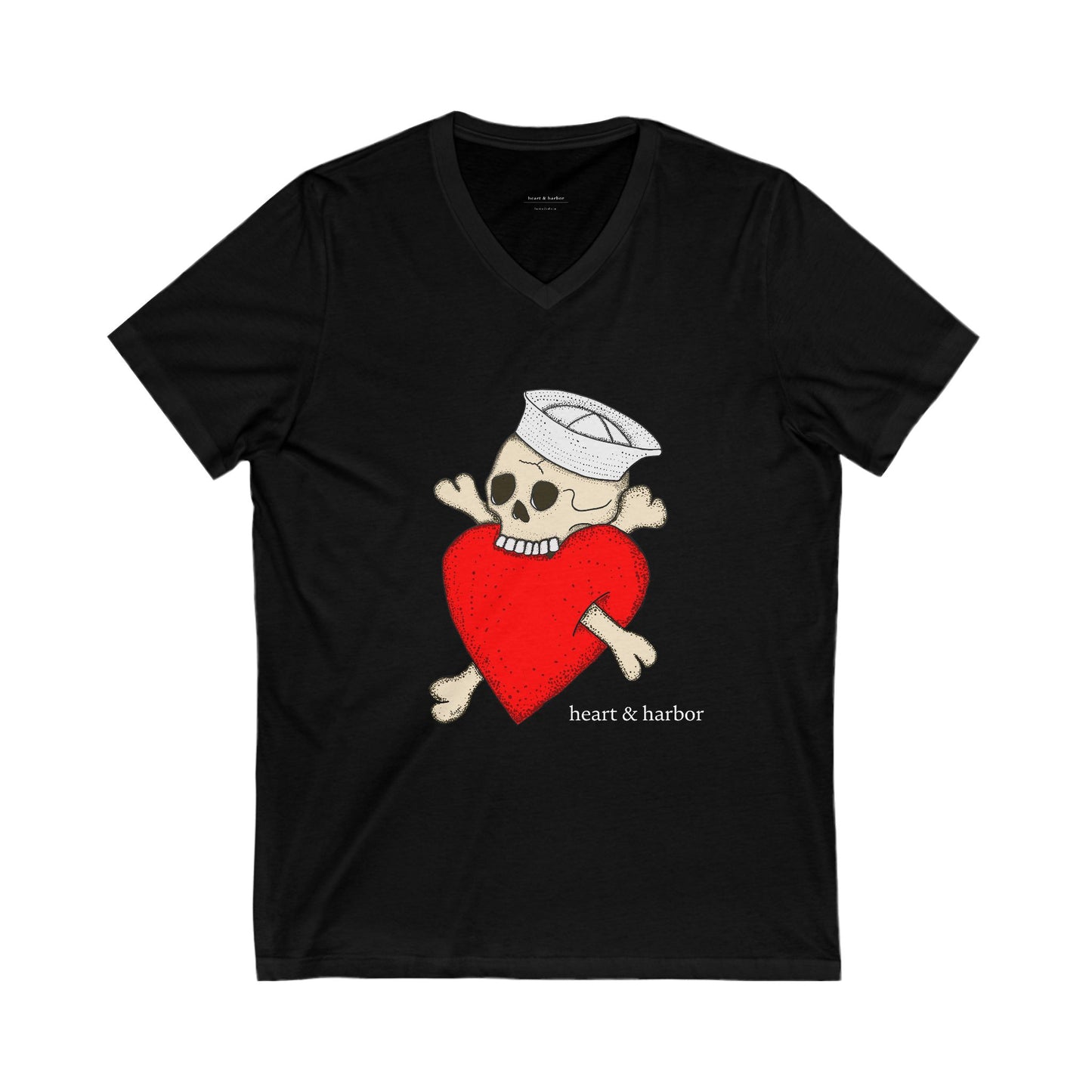 Eat Your Heart Out Unisex V-neck Tee