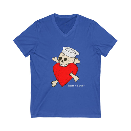 Eat Your Heart Out Unisex V-neck Tee