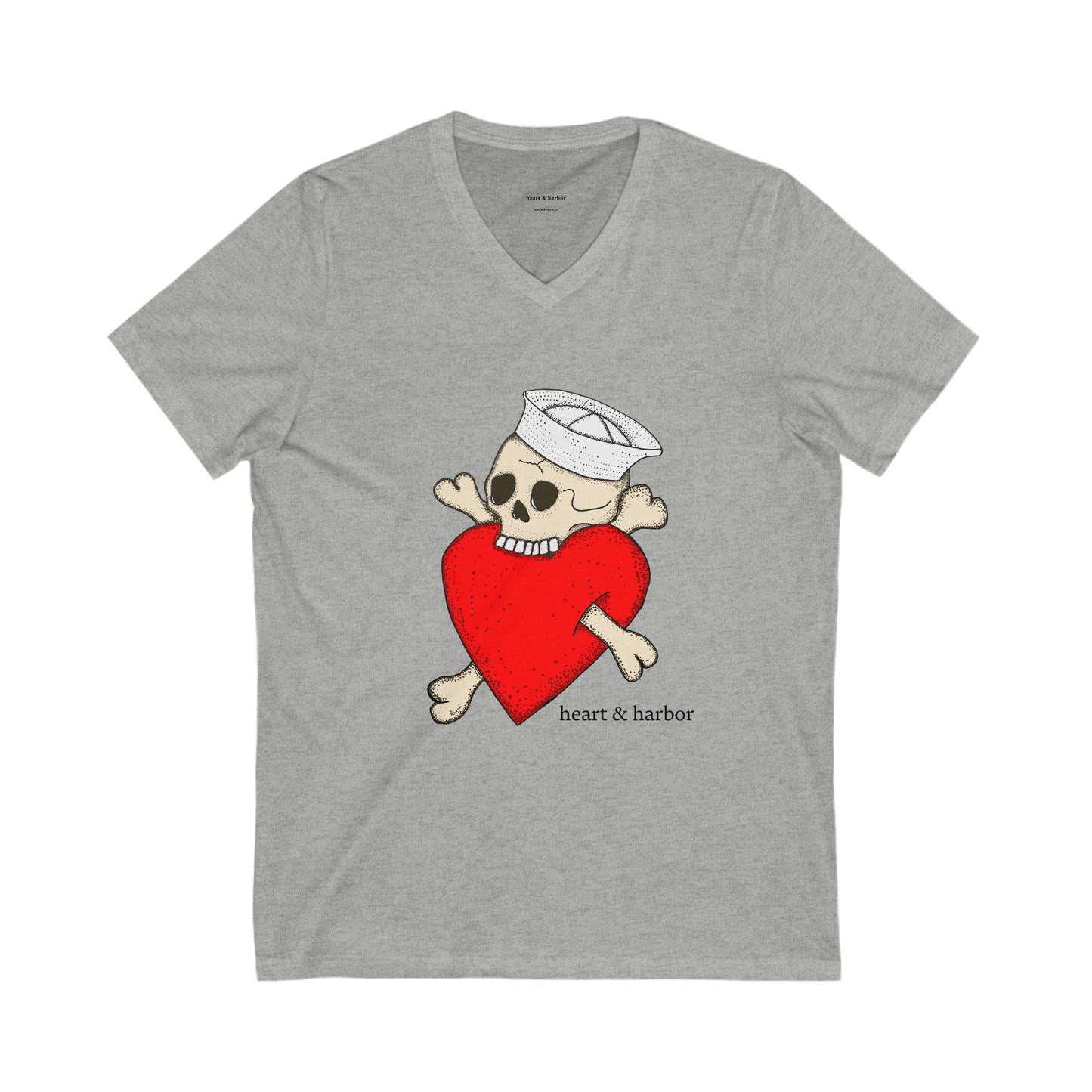 Eat Your Heart Out Unisex V-neck Tee