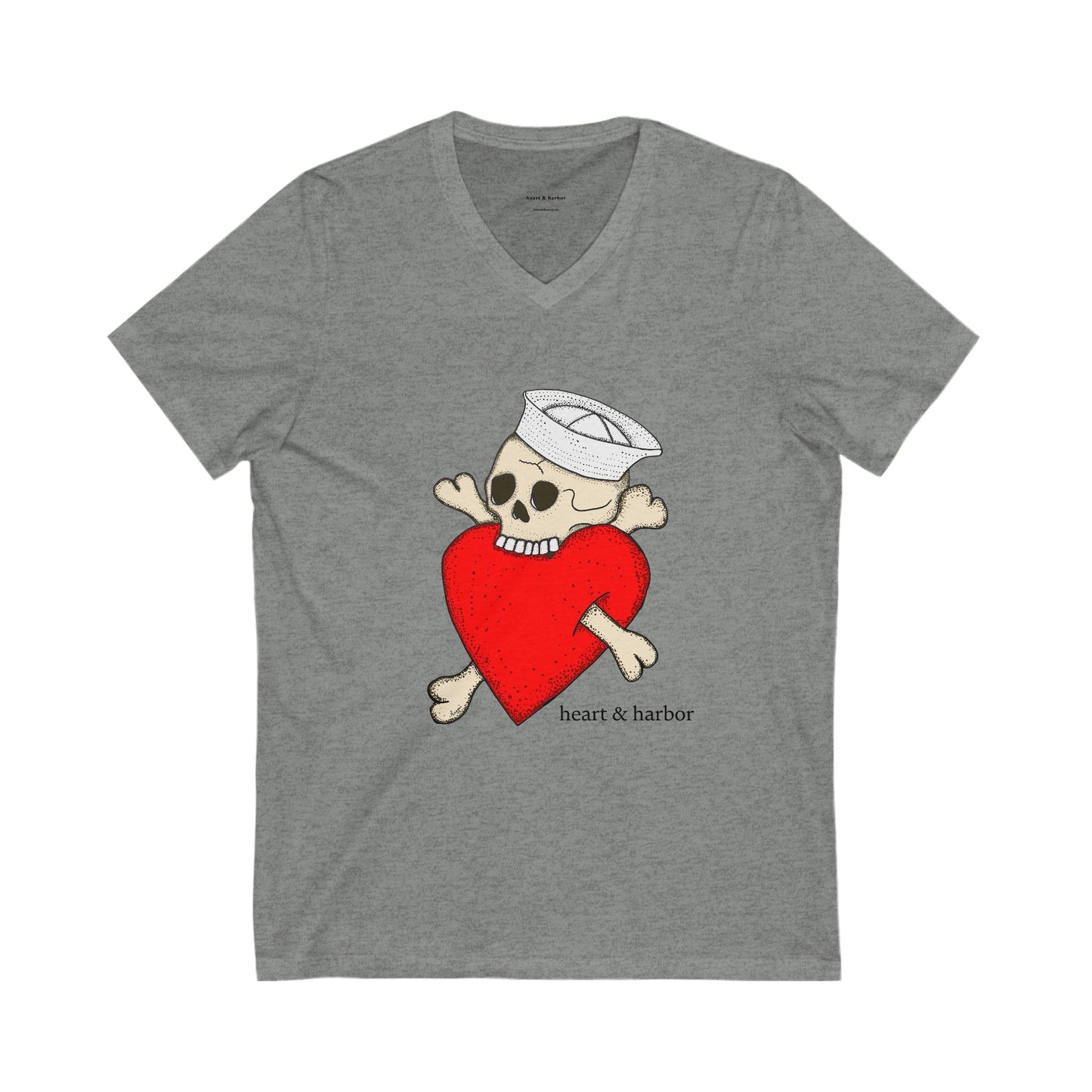 Eat Your Heart Out Unisex V-neck Tee