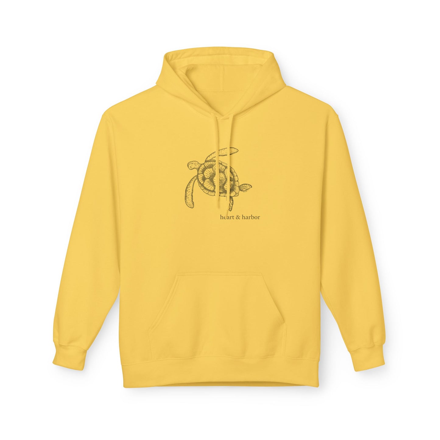 Sea Turtle Hoodie | Unisex | Hand-Drawn | Heart & Harbor | Multiple Colors