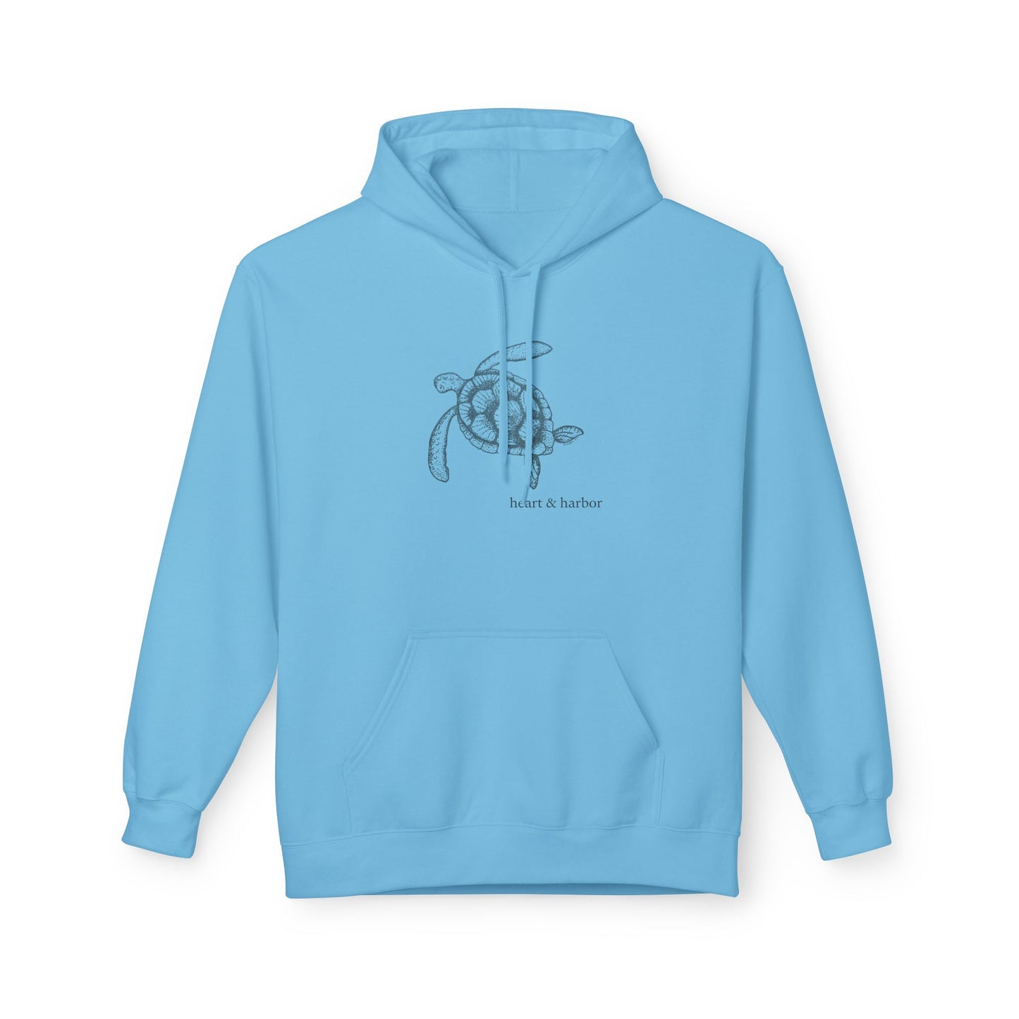 Sea Turtle Hoodie | Unisex | Hand-Drawn | Heart & Harbor | Multiple Colors