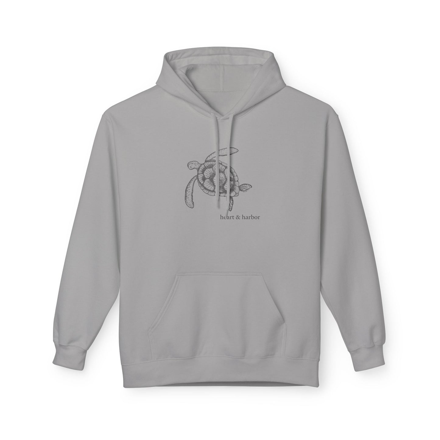 Sea Turtle Hoodie | Unisex | Hand-Drawn | Heart & Harbor | Multiple Colors