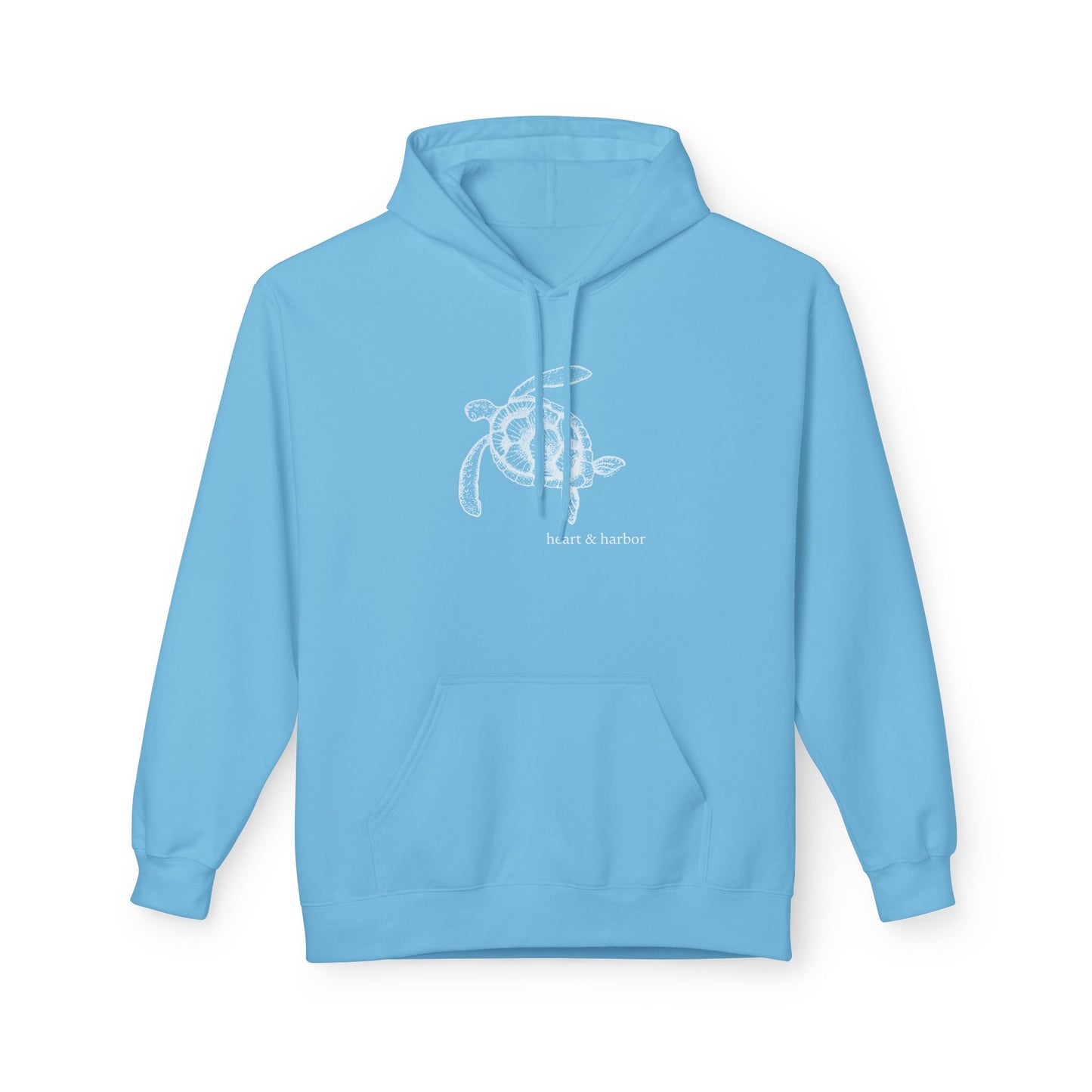 Sea Turtle Hoodie - Unisex-Hand-Drawn-Sweatshirt | Heart & Harbor | Multiple Colors