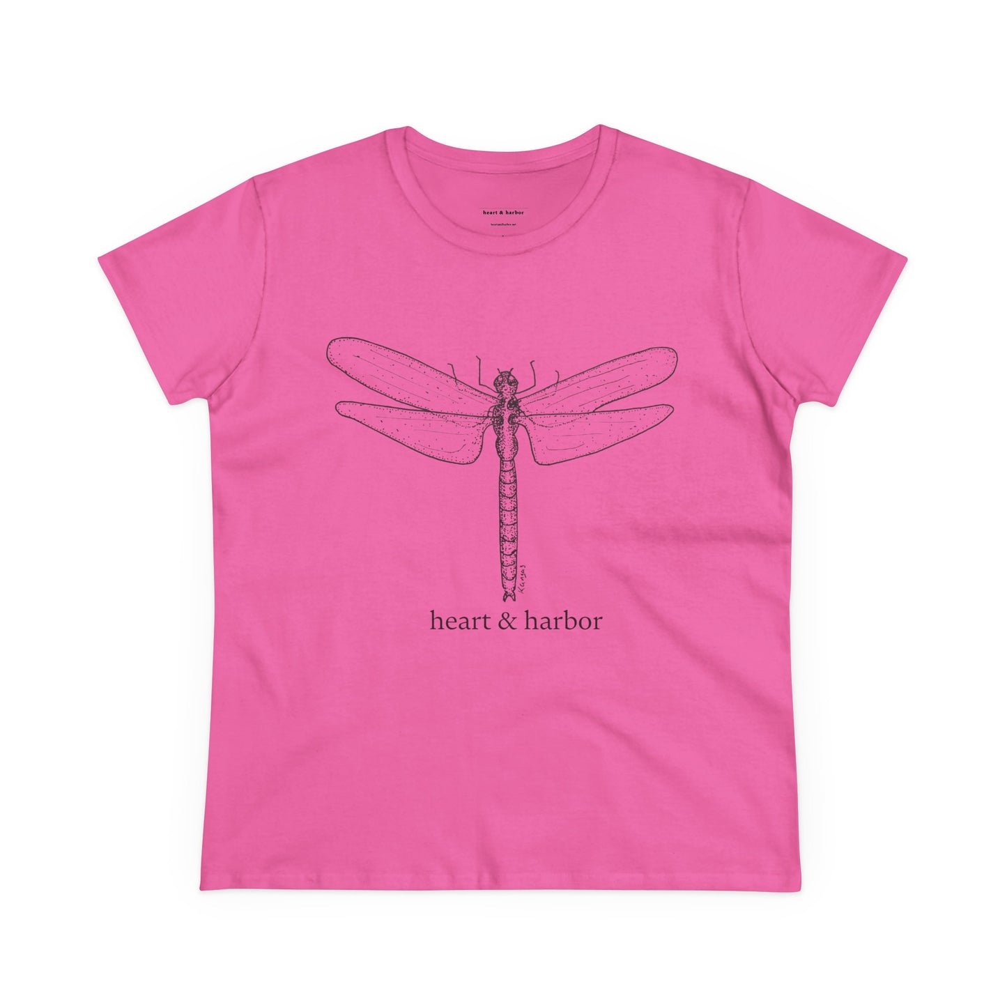Dragonfly Unisex T-Shirt | Original Hand-Drawn Art | Heart & Harbor | multiple colors