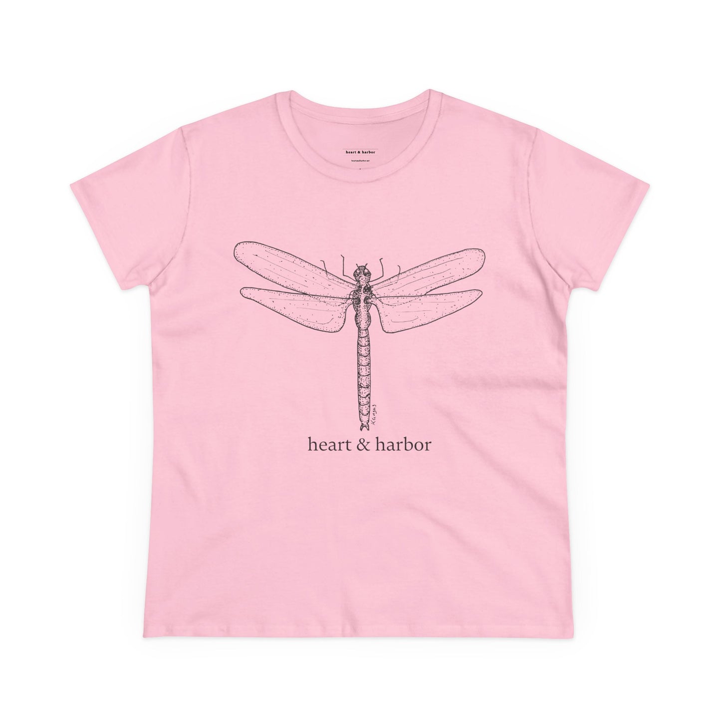 Dragonfly Unisex T-Shirt | Original Hand-Drawn Art | Heart & Harbor | multiple colors