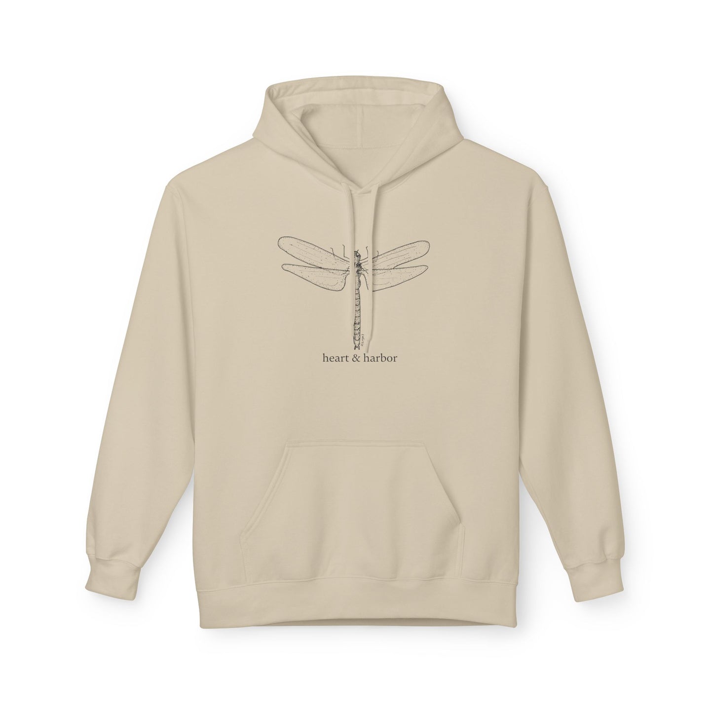 Dragonfly Hoodie - Unisex-Hand-Drawn-Sweatshirt | Heart & Harbor (multiple colors)