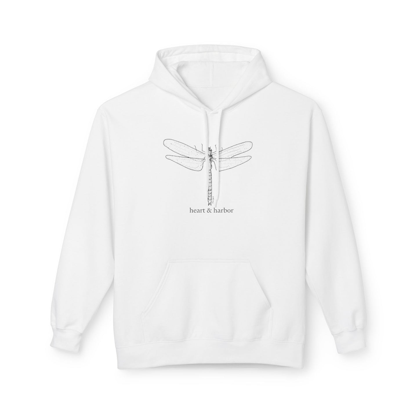 Dragonfly Hoodie - Unisex-Hand-Drawn-Sweatshirt | Heart & Harbor (multiple colors)