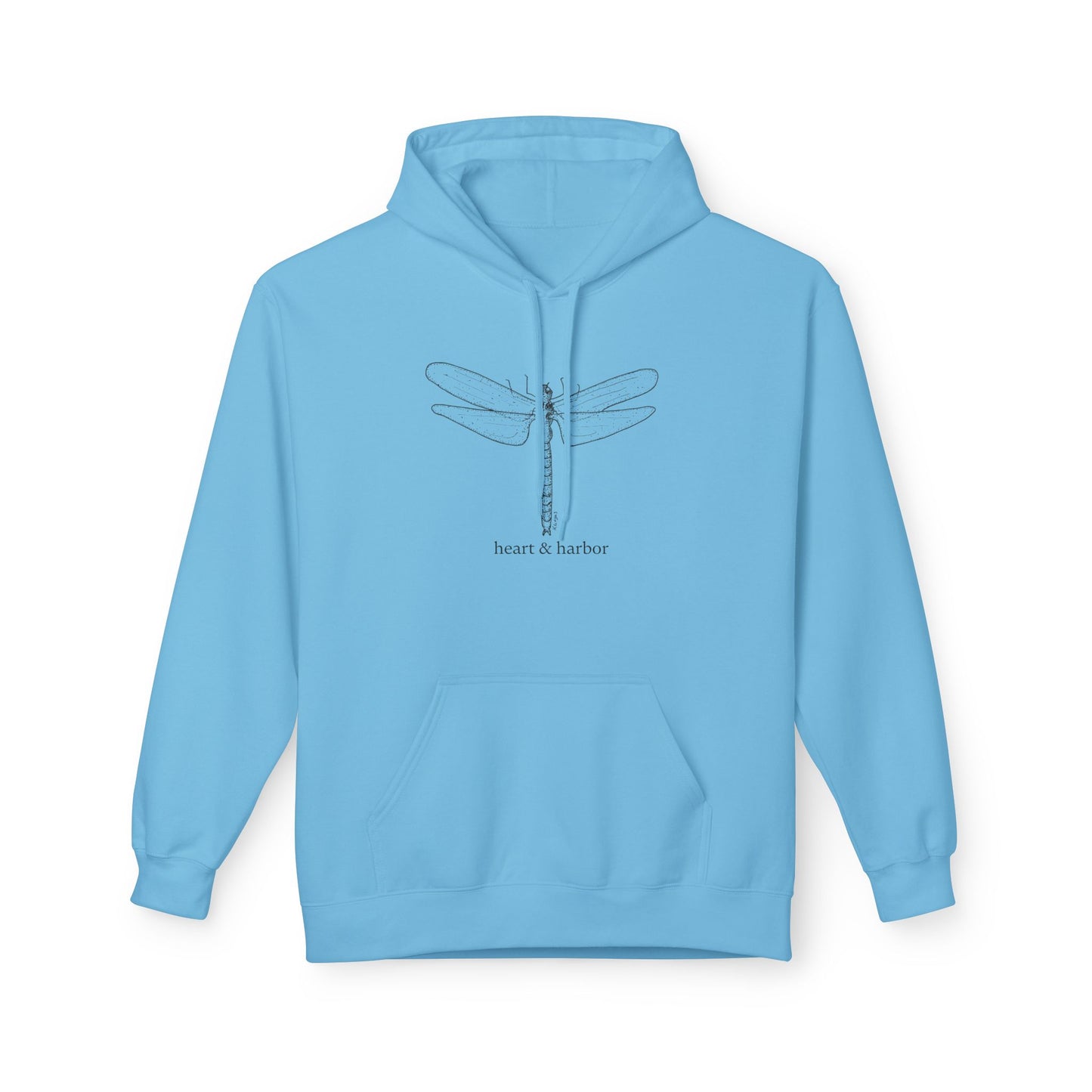 Dragonfly Hoodie - Unisex-Hand-Drawn-Sweatshirt | Heart & Harbor (multiple colors)
