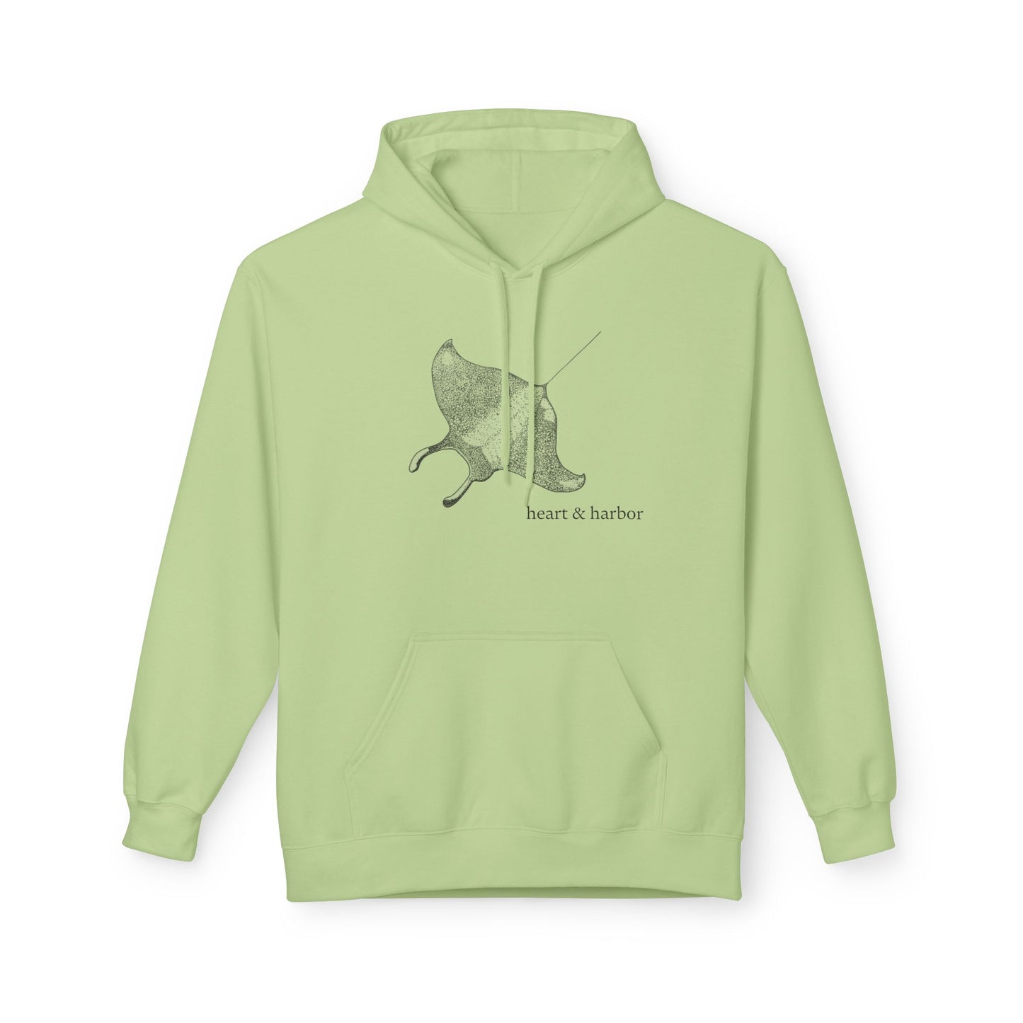 Manta Ray Hoodie | Cozy Ocean-Inspired Sweatshirt | dark ink | multiple colors