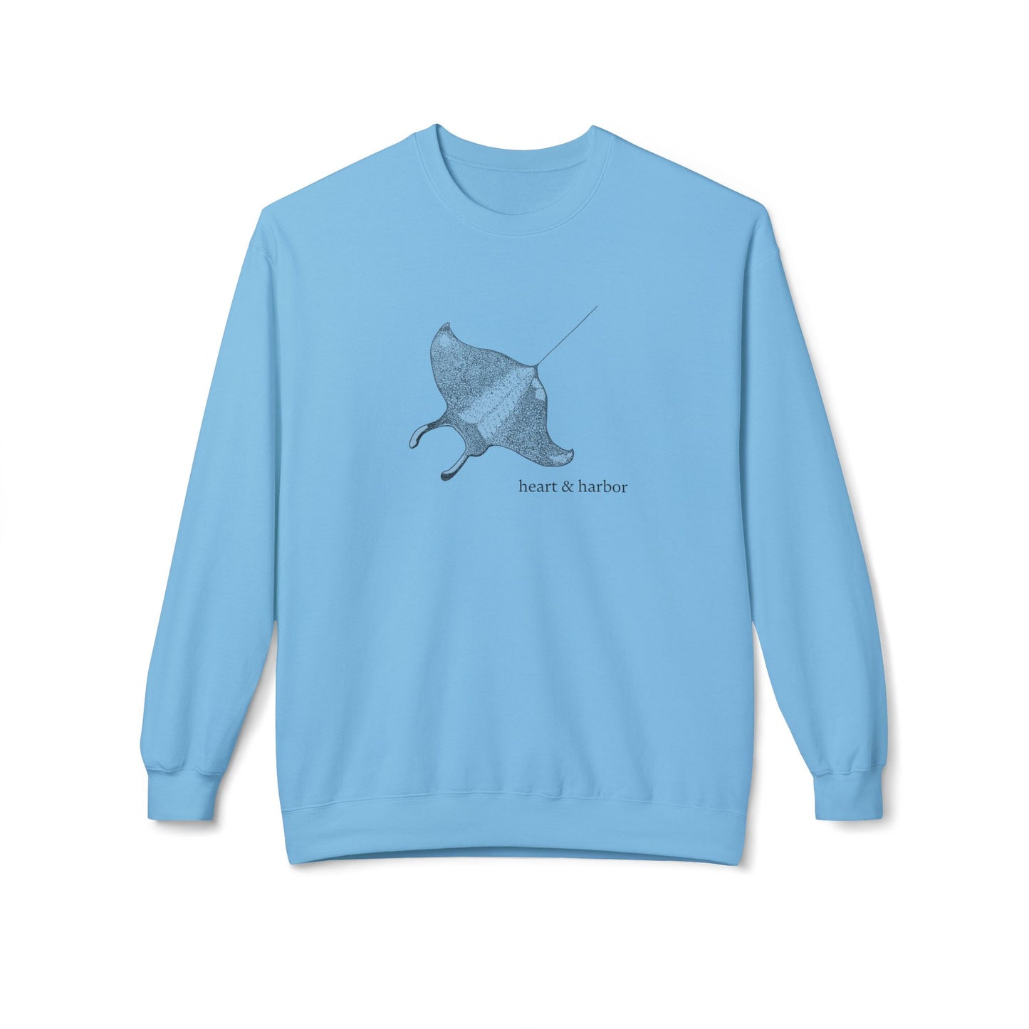 Manta Ray Crewneck Sweatshirt | Cozy Ocean-Inspired Sweatshirt |multiple colors