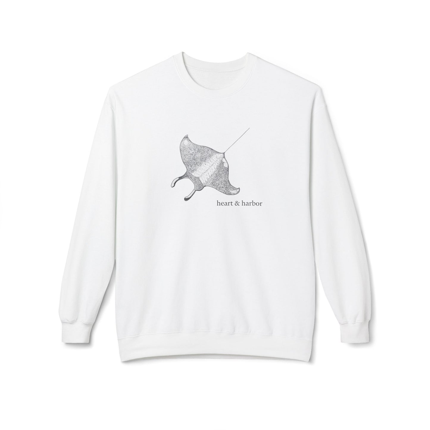 Manta Ray Crewneck Sweatshirt | Cozy Ocean-Inspired Sweatshirt |multiple colors