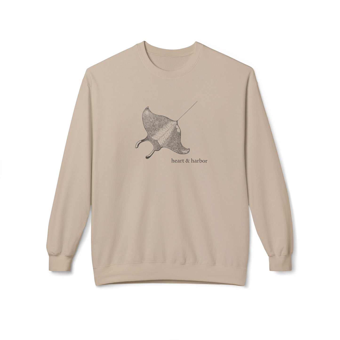 Manta Ray Crewneck Sweatshirt | Cozy Ocean-Inspired Sweatshirt |multiple colors