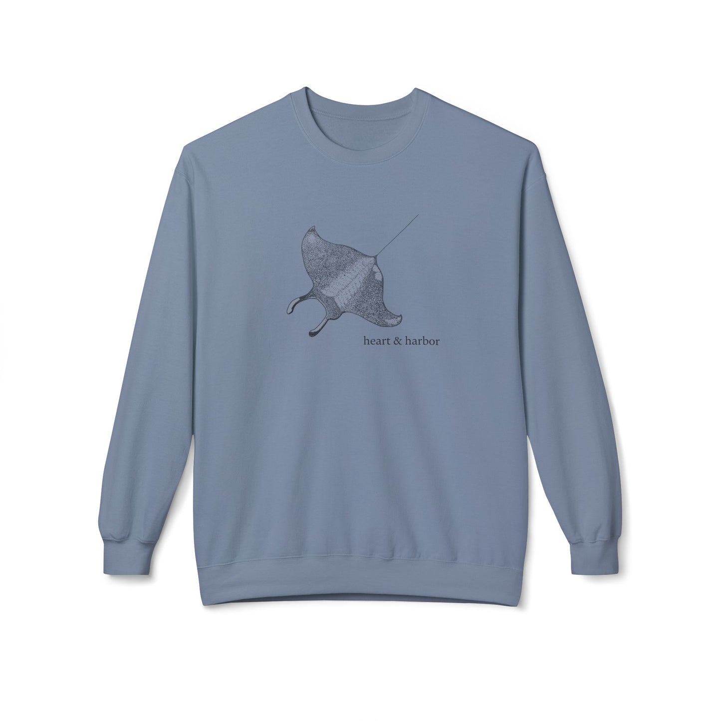 Manta Ray Crewneck Sweatshirt | Cozy Ocean-Inspired Sweatshirt |multiple colors
