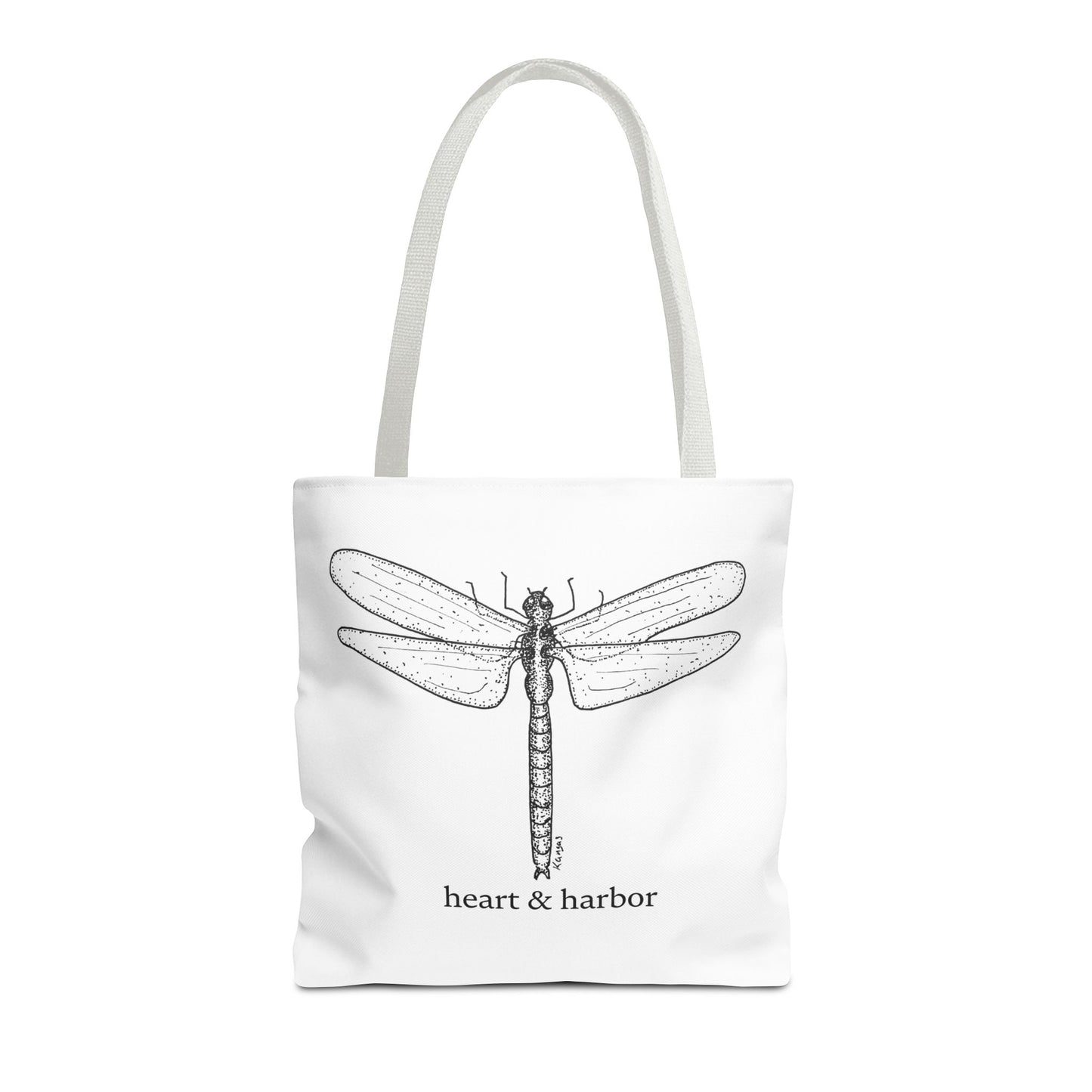 Dragonfly Art Tote | Eco-Friendly Canvas Bag by Heart & Harbor