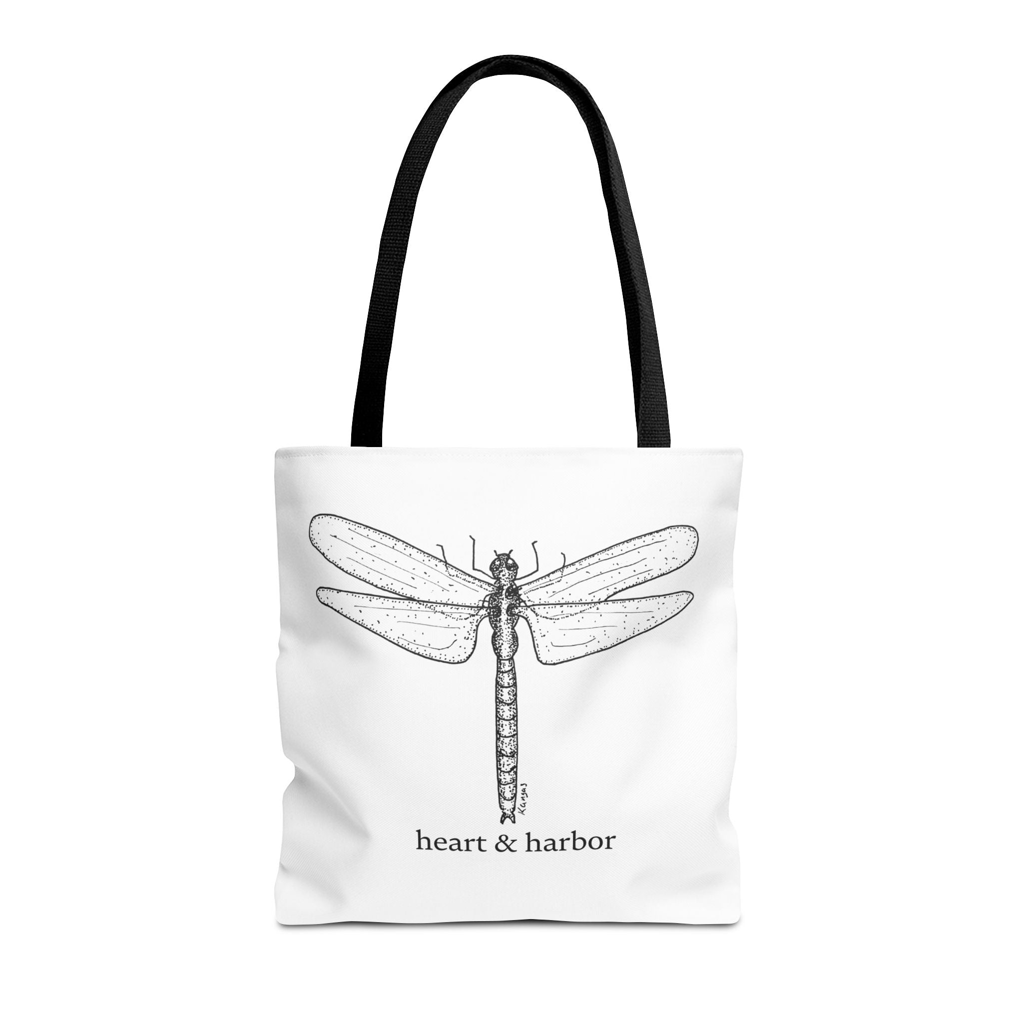Dragonfly Art Tote | Eco-Friendly Canvas Bag by Heart & Harbor