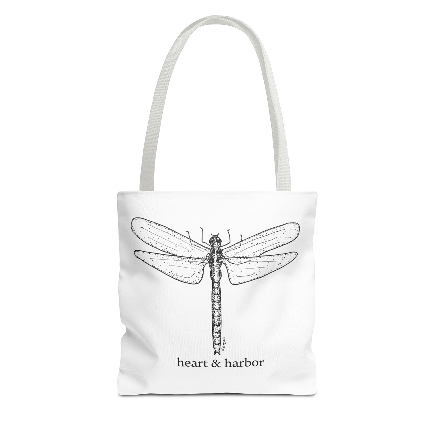 Dragonfly Art Tote | Eco-Friendly Canvas Bag by Heart & Harbor