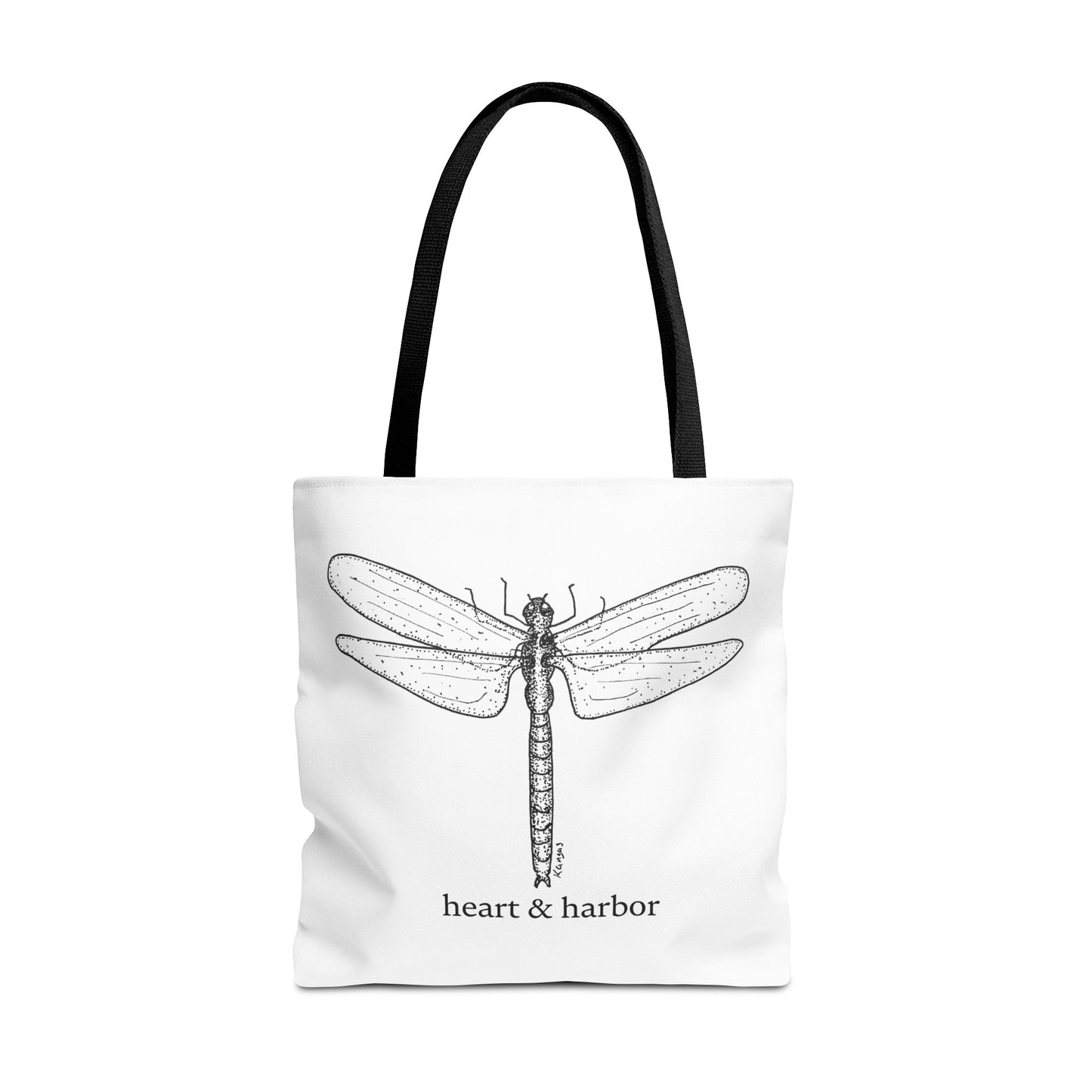 Dragonfly Art Tote | Eco-Friendly Canvas Bag by Heart & Harbor