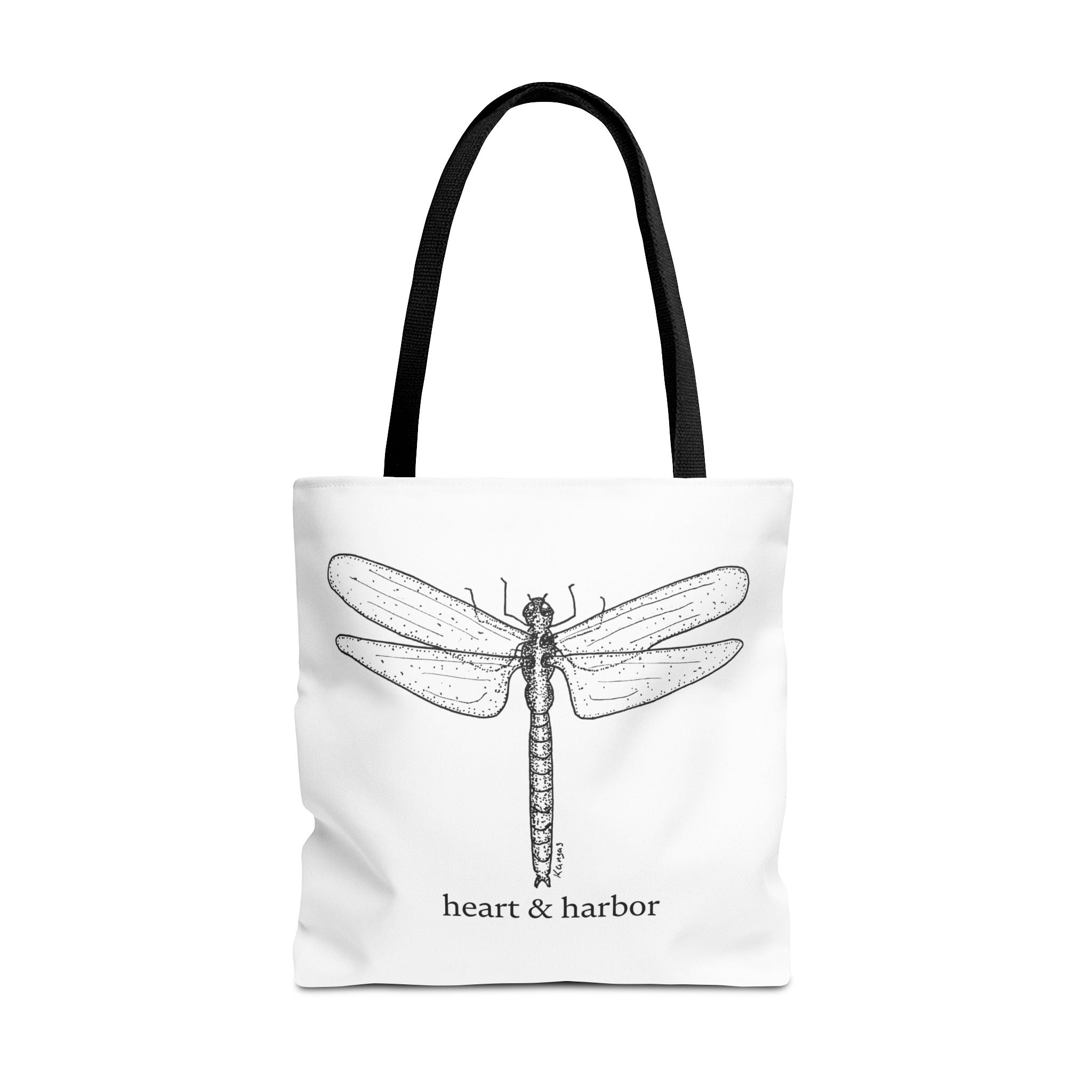 Dragonfly Art Tote | Eco-Friendly Canvas Bag by Heart & Harbor
