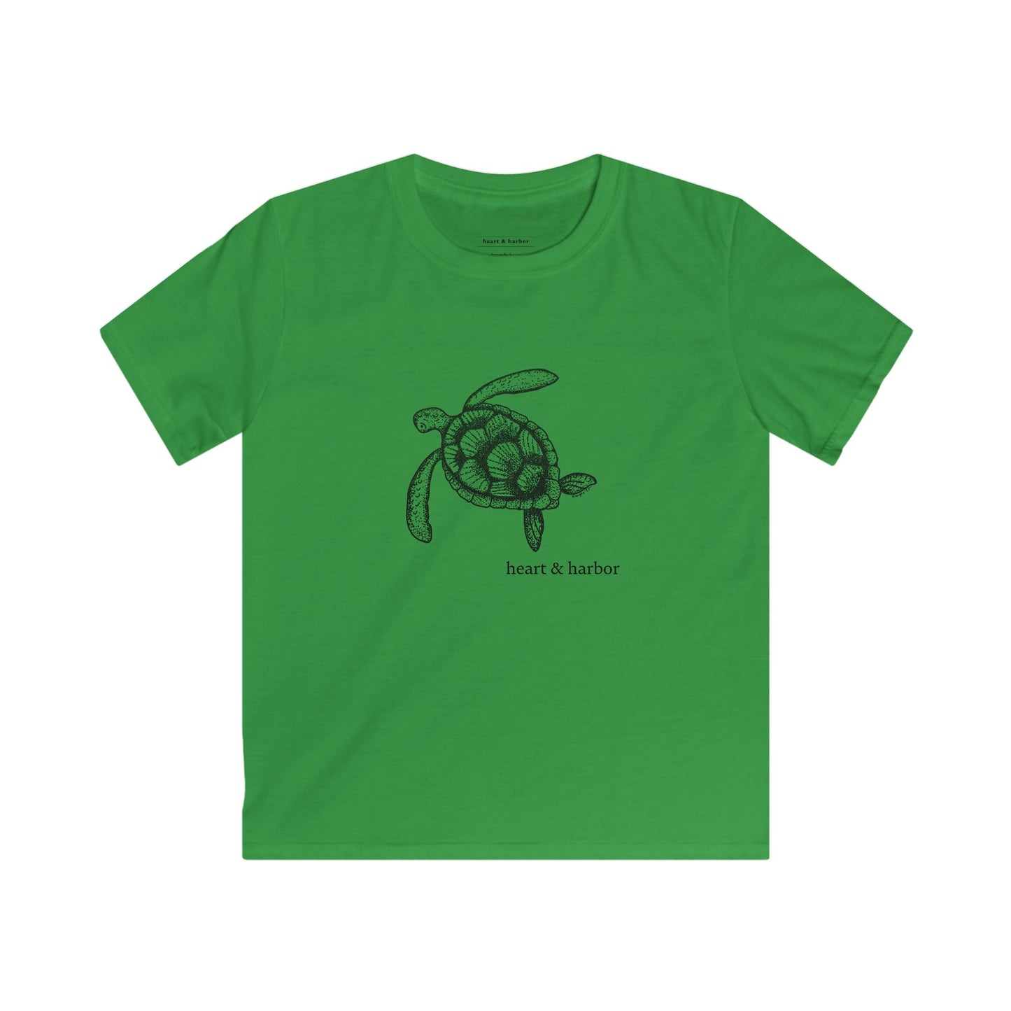 Sea Turtle Youth T-Shirt | Kids Ocean-Inspired Tee | Heart & Harbor | multiple colors