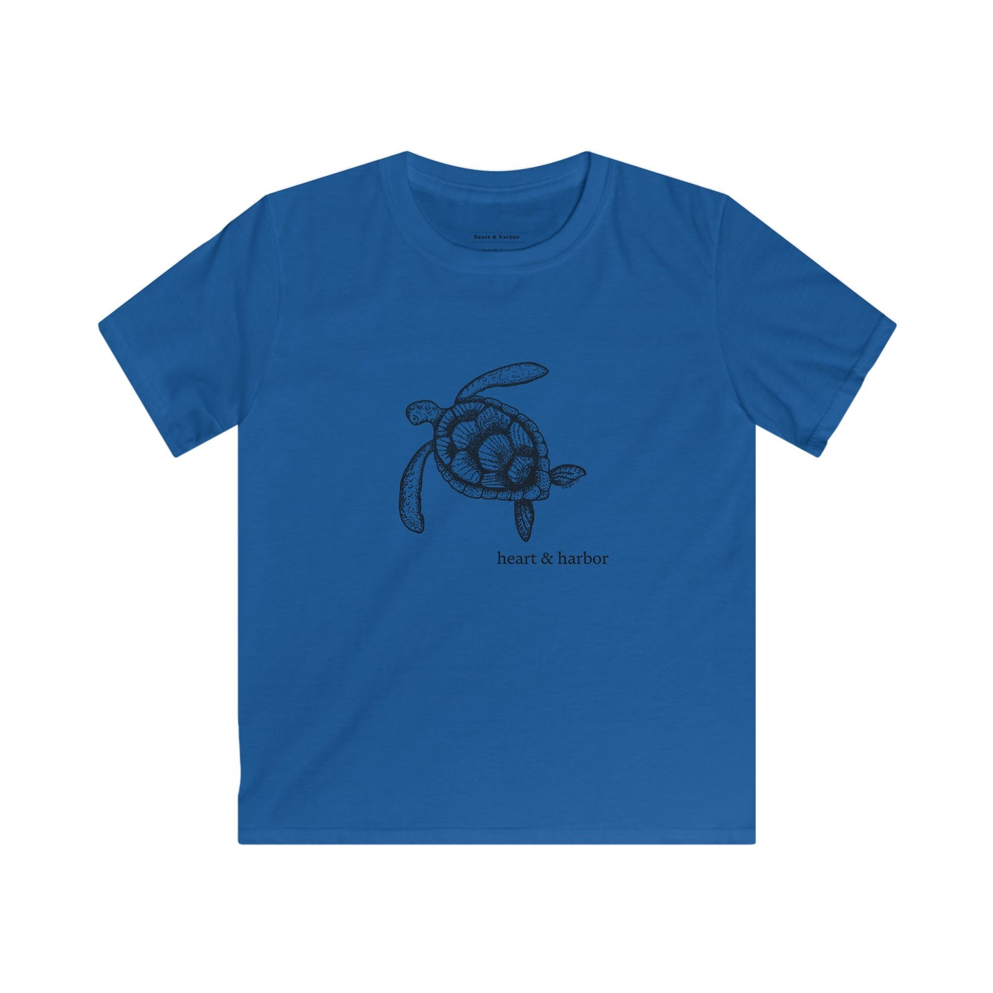 Sea Turtle Youth T-Shirt | Kids Ocean-Inspired Tee | Heart & Harbor | multiple colors