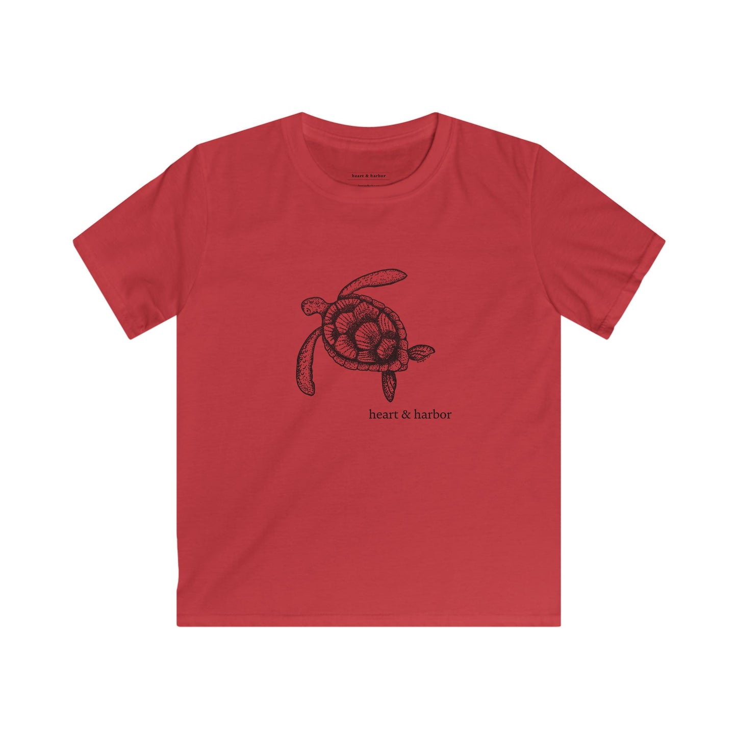 Sea Turtle Youth T-Shirt | Kids Ocean-Inspired Tee | Heart & Harbor | multiple colors