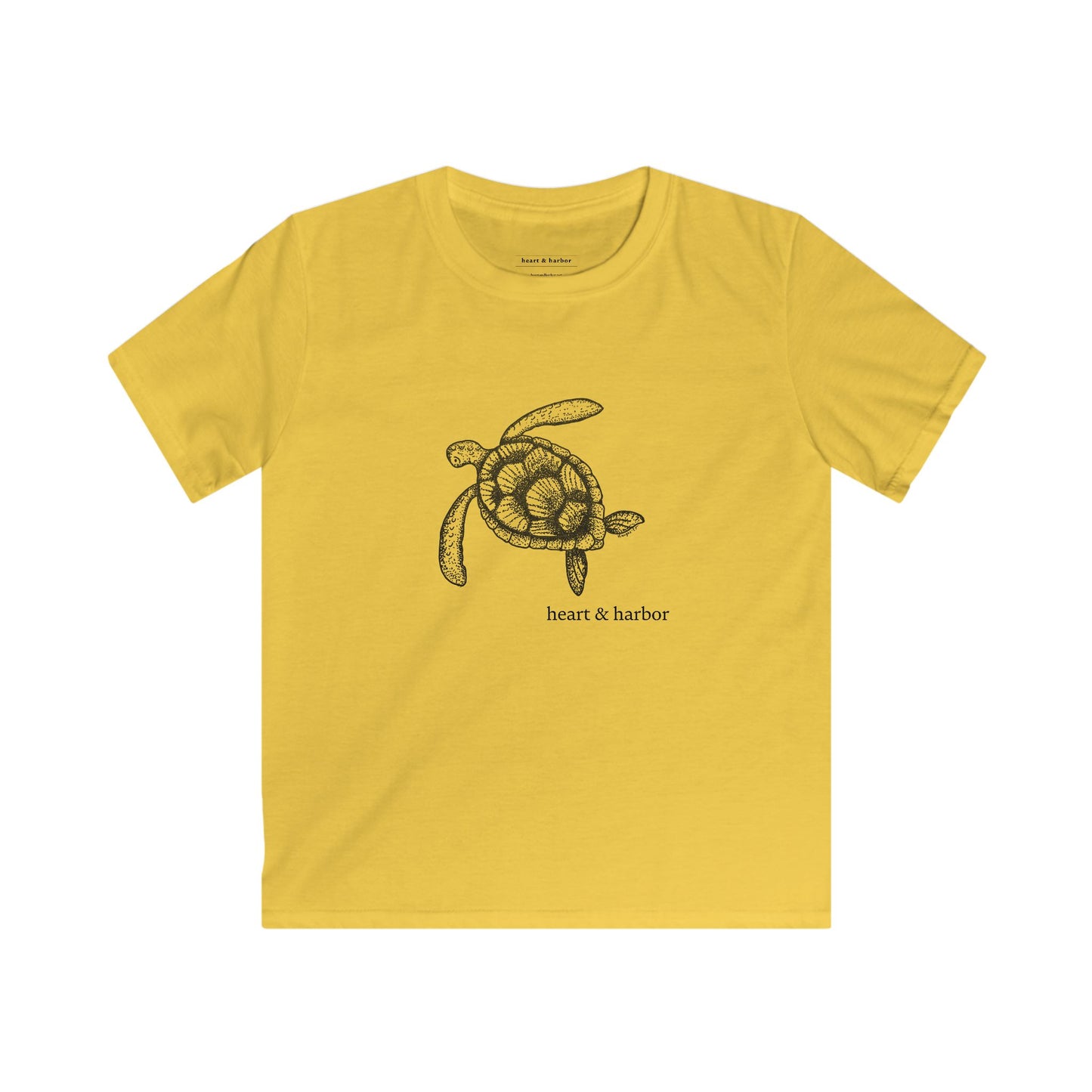 Sea Turtle Youth T-Shirt | Kids Ocean-Inspired Tee | Heart & Harbor | multiple colors
