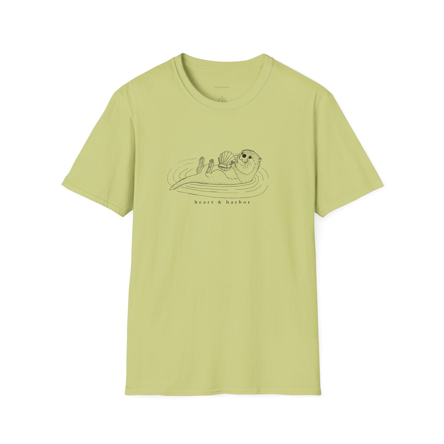 Sea Otter Unisex Tee | Classic Coastal T-Shirt by Heart & Harbor | Multiple Colors