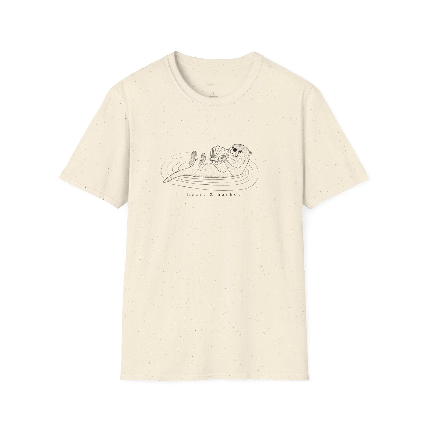 Sea Otter Unisex Tee | Classic Coastal T-Shirt by Heart & Harbor | Multiple Colors