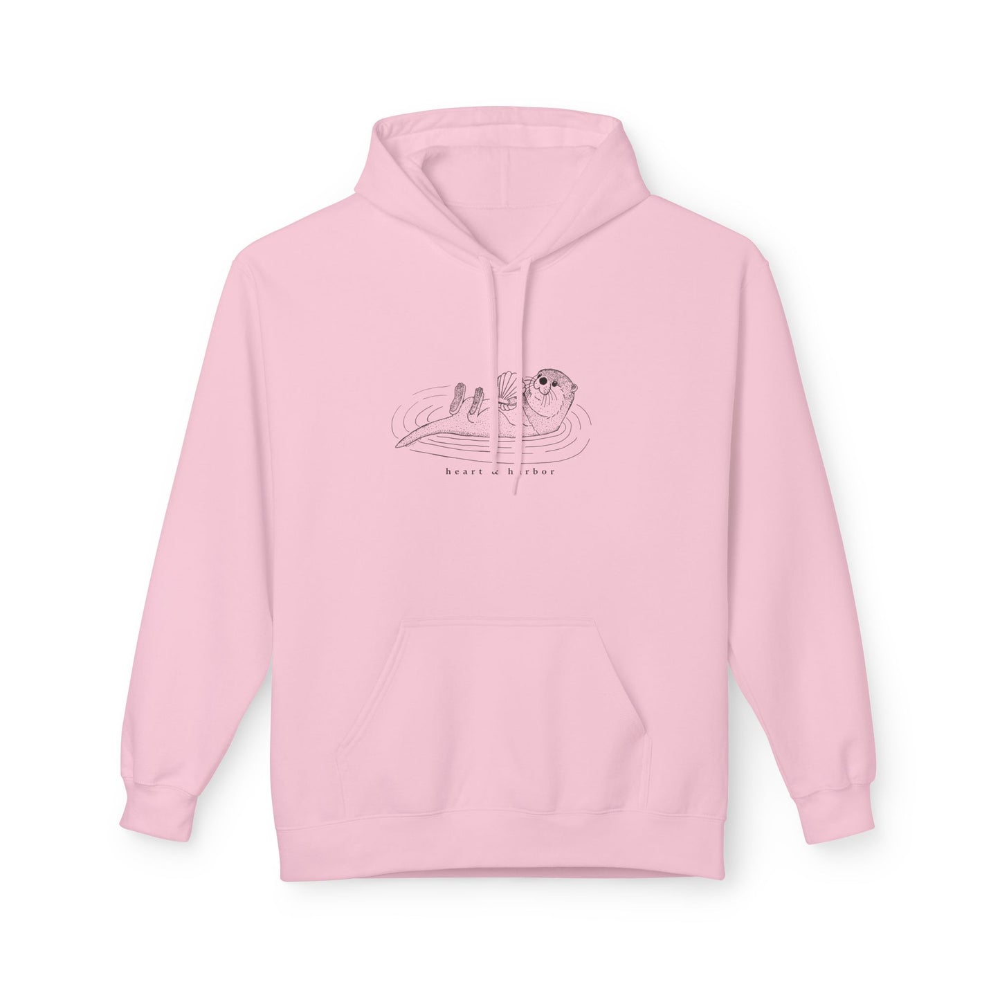 Sea Otter Minimalist Hoodie | Unisex sweatshirt | heart & harbor | multiple colors