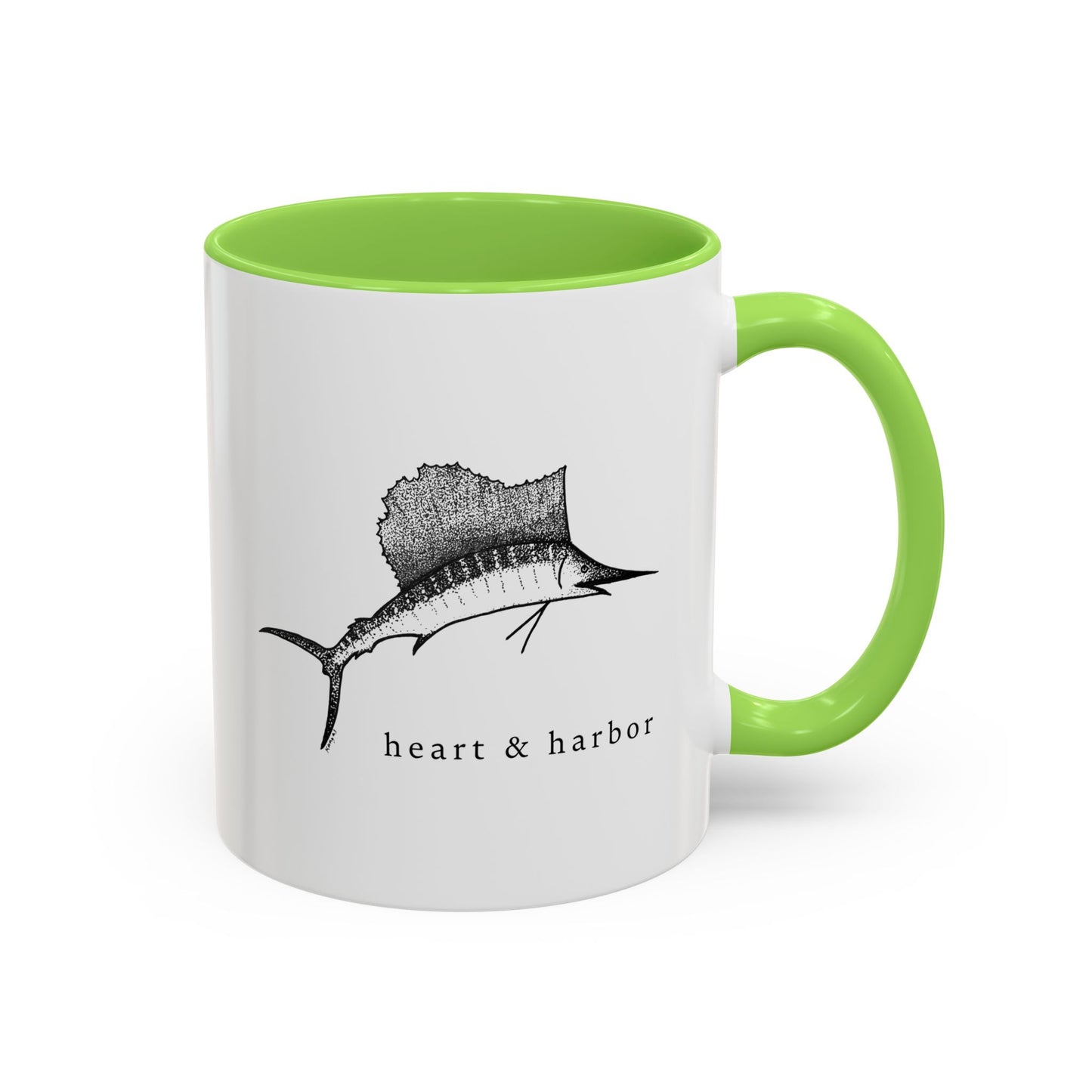 Sailfish Accent Coffee Mug | Multiple Colors