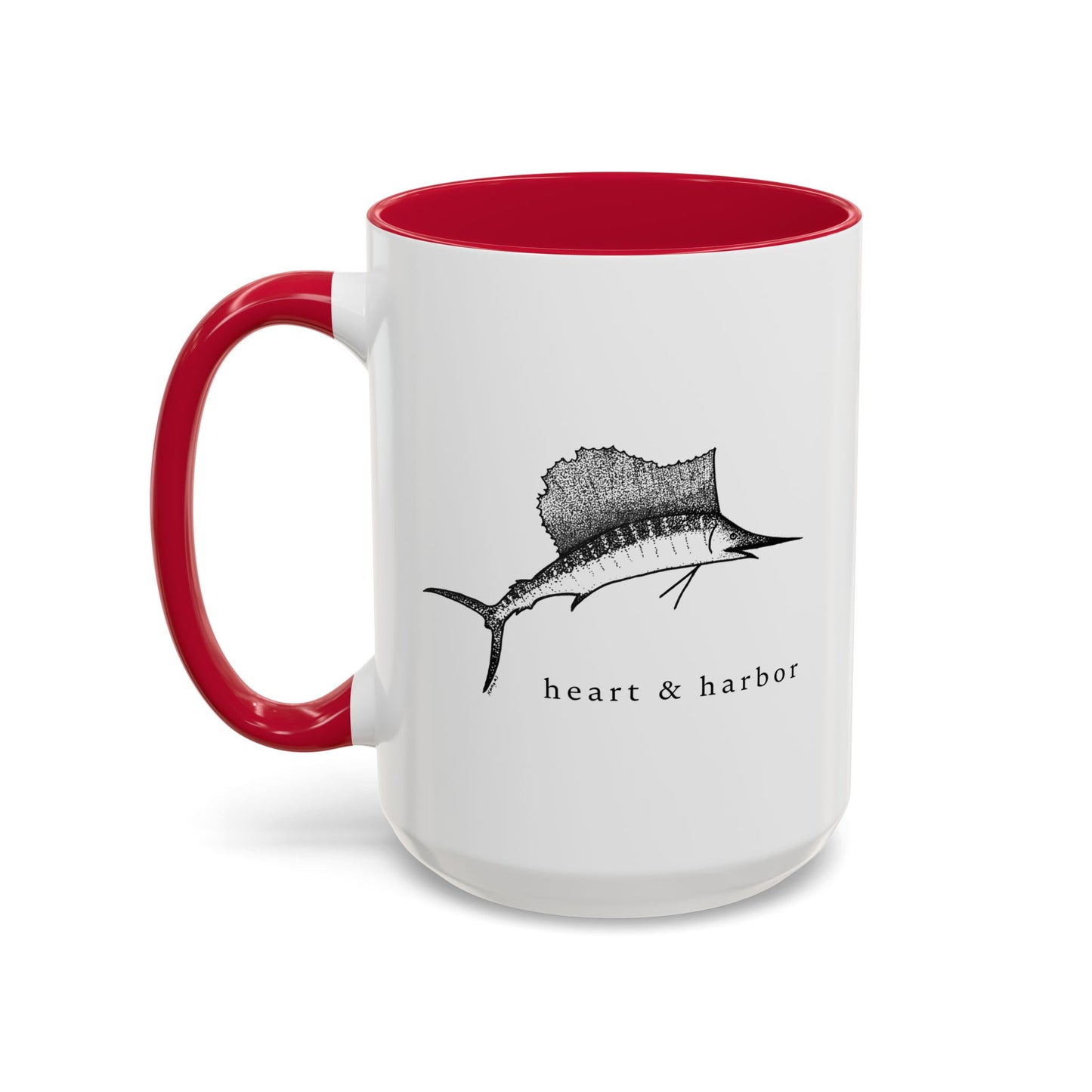 Sailfish Accent Coffee Mug | Multiple Colors