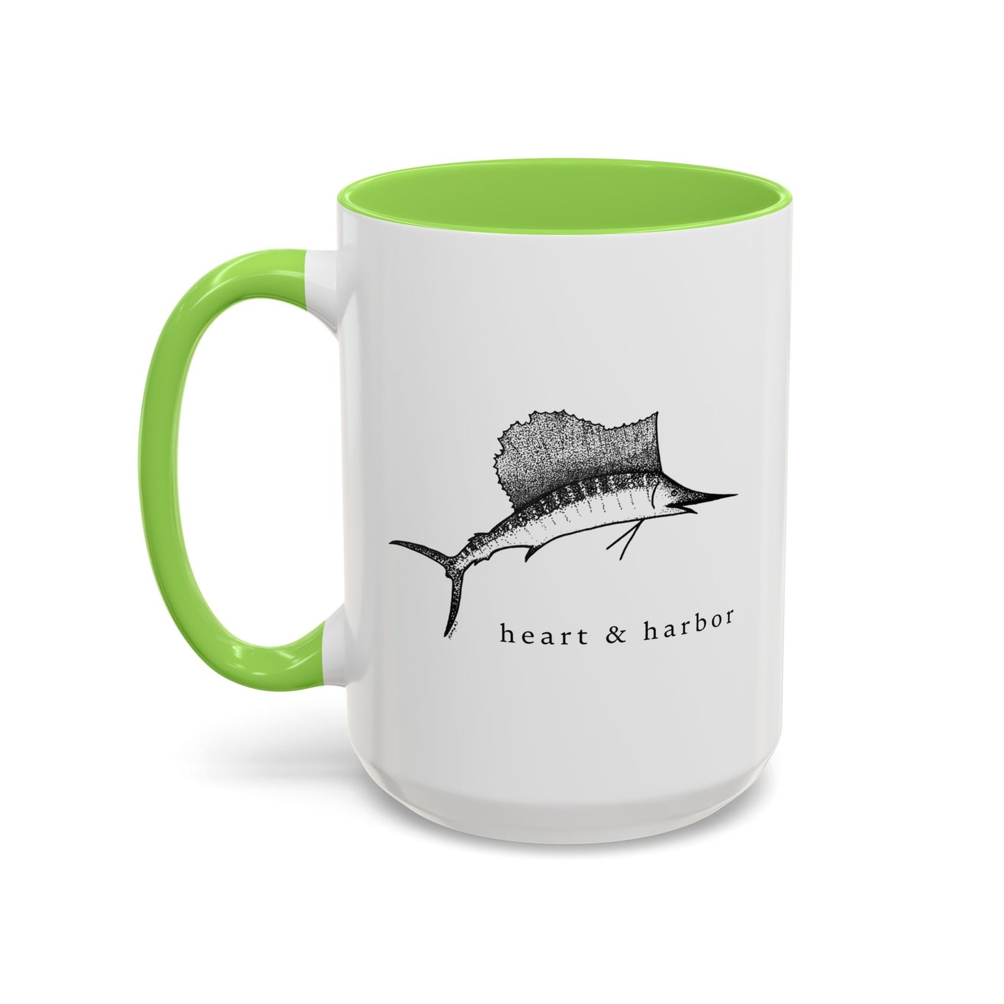 Sailfish Accent Coffee Mug | Multiple Colors