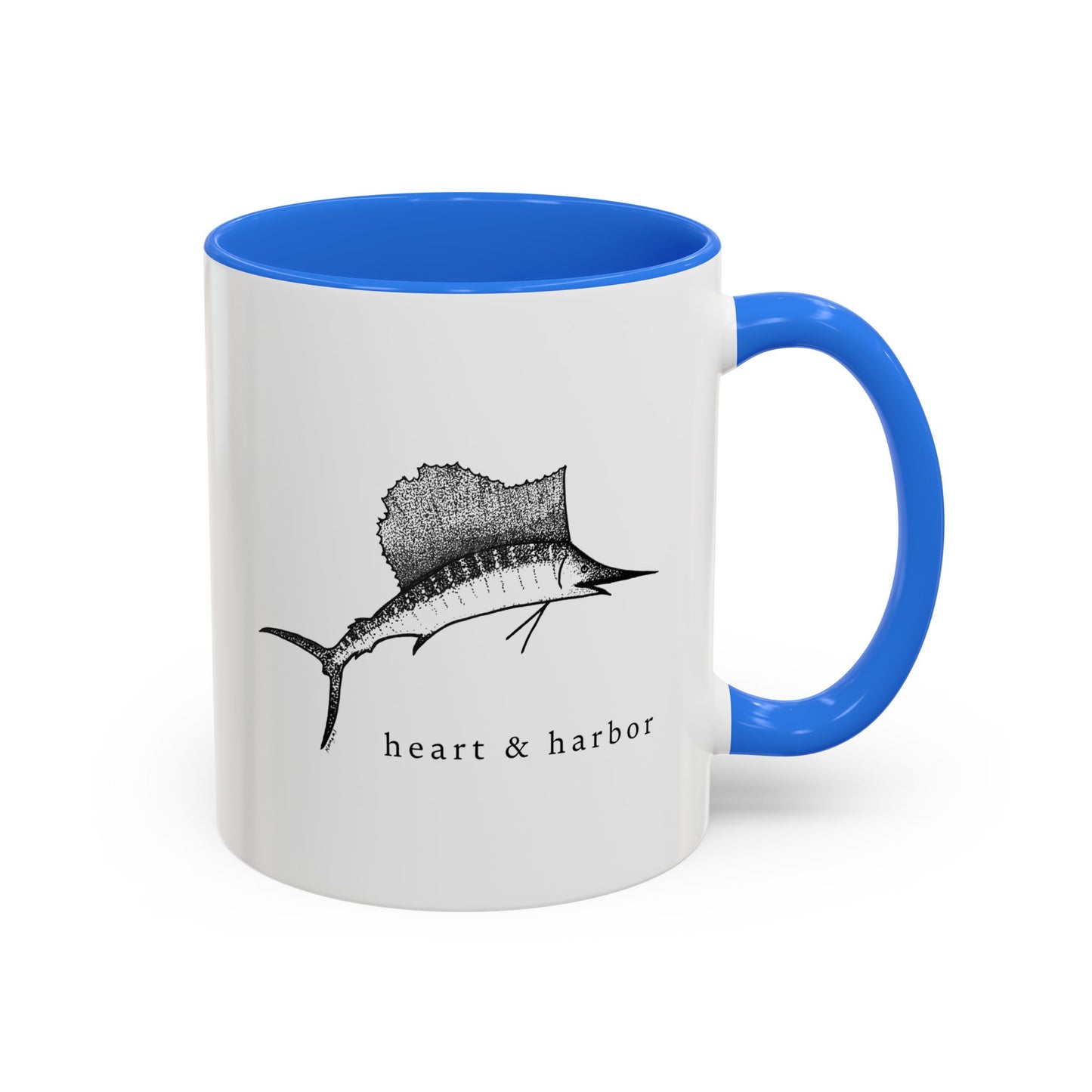 Sailfish Accent Coffee Mug | Multiple Colors