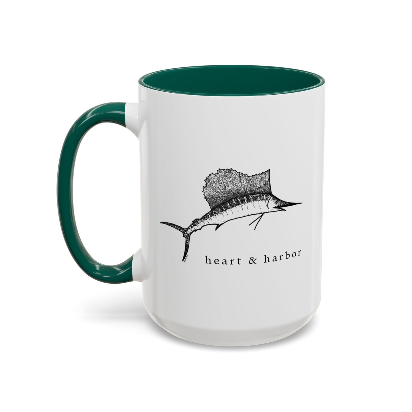 Sailfish Accent Coffee Mug | Multiple Colors