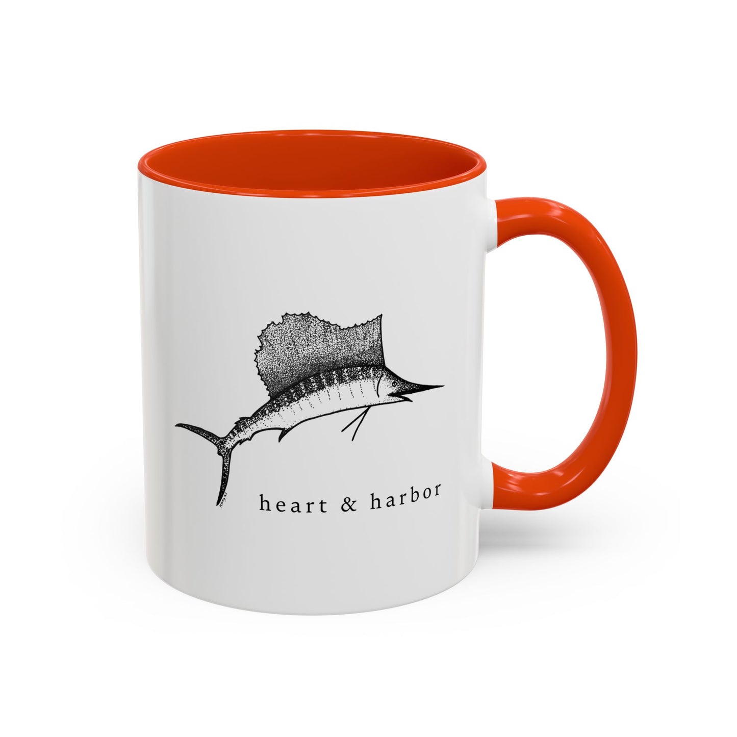 Sailfish Accent Coffee Mug | Multiple Colors