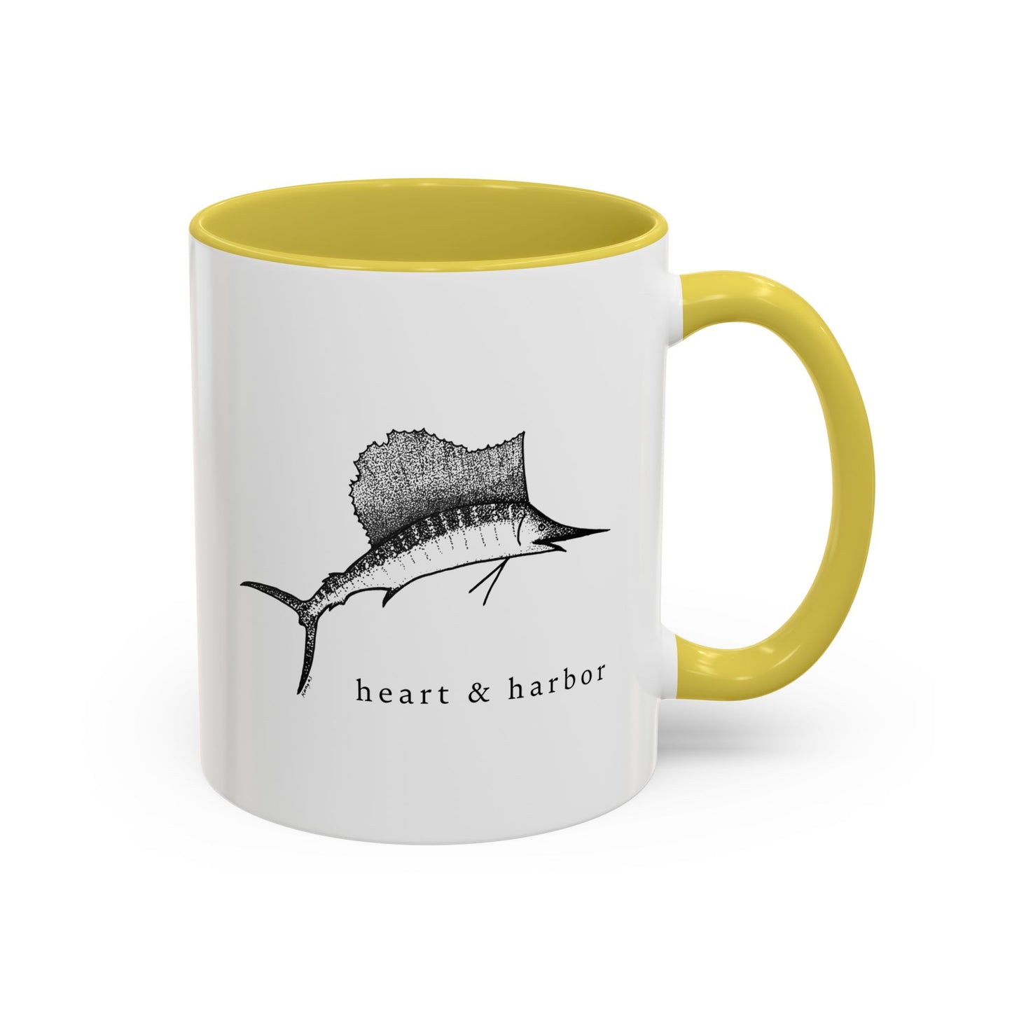 Sailfish Accent Coffee Mug | Multiple Colors