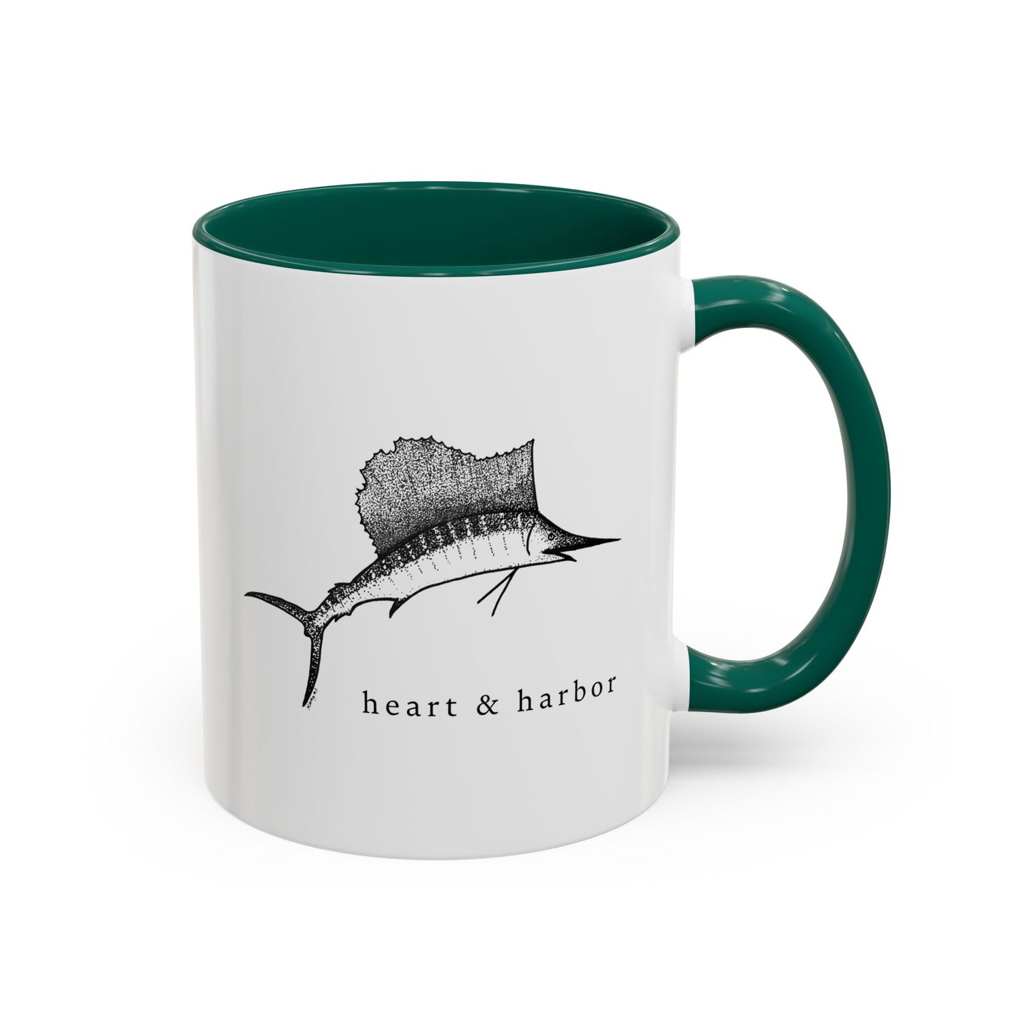 Sailfish Accent Coffee Mug | Multiple Colors