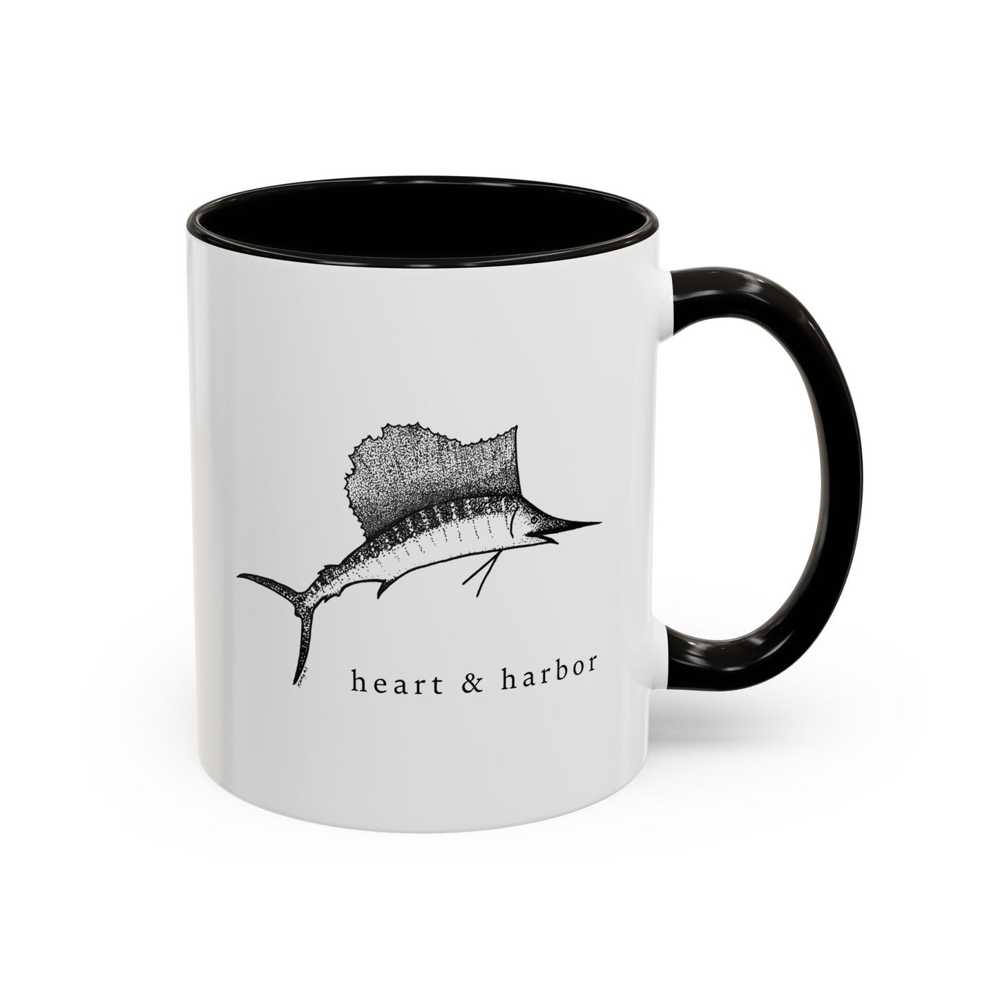 Sailfish Accent Coffee Mug | Multiple Colors