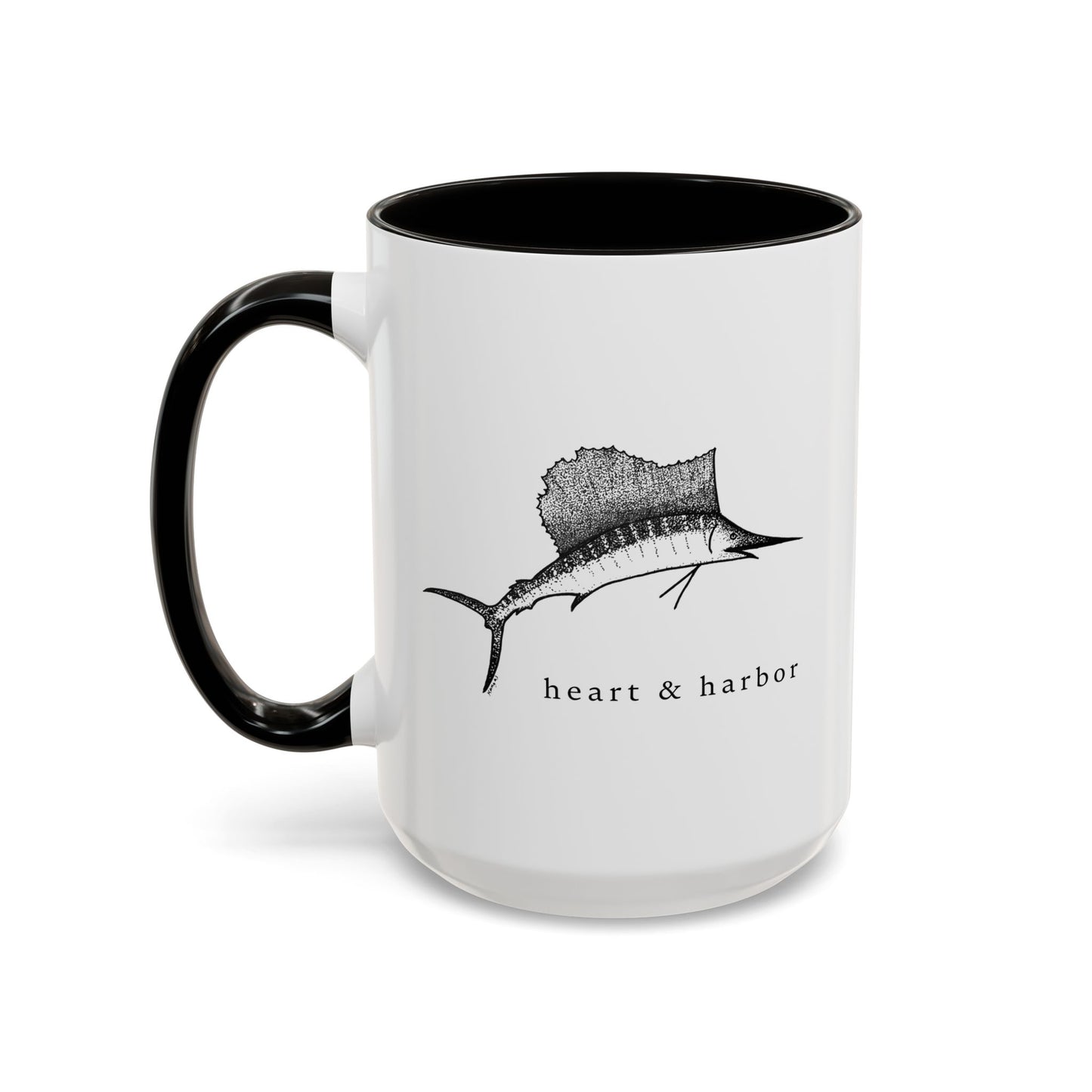 Sailfish Accent Coffee Mug | Multiple Colors