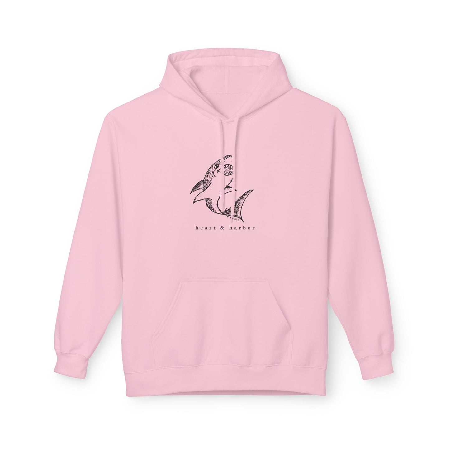 Shark Hoodie | Unisex | Hand-Drawn | Heart & Harbor | Multiple Colors