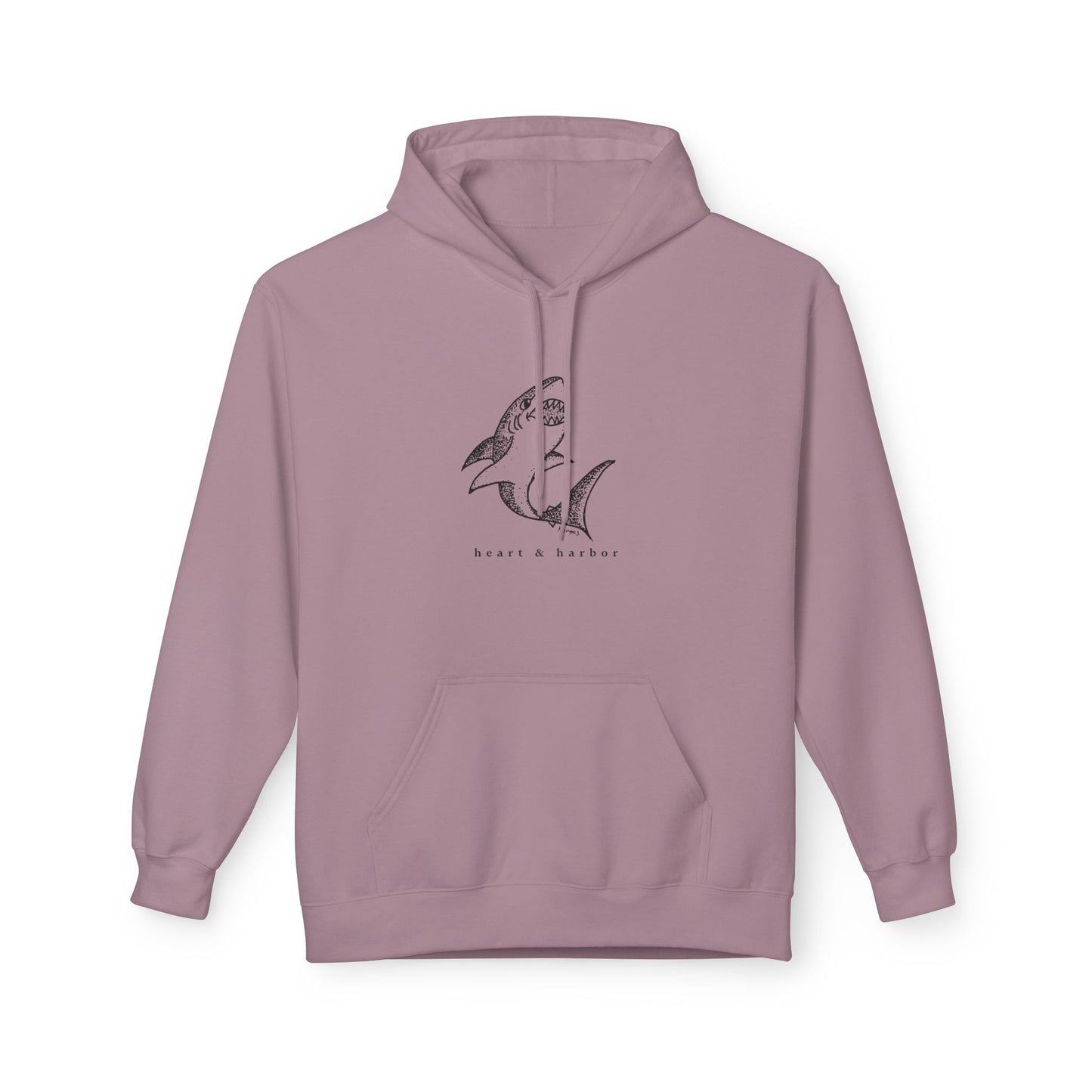 Shark Hoodie | Unisex | Hand-Drawn | Heart & Harbor | Multiple Colors