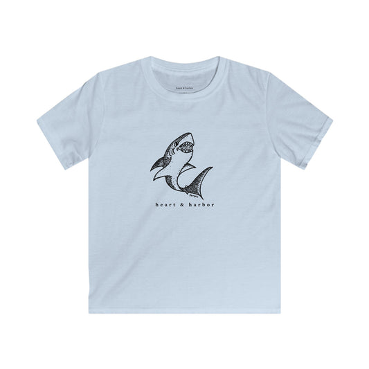 Shark Kids T-Shirt | Hand Drawn | Heart & Harbor | multiple colors