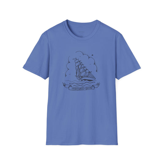 Homeward Bound Ship T-Shirt | Unisex | Hand Drawn | Multiple Colors